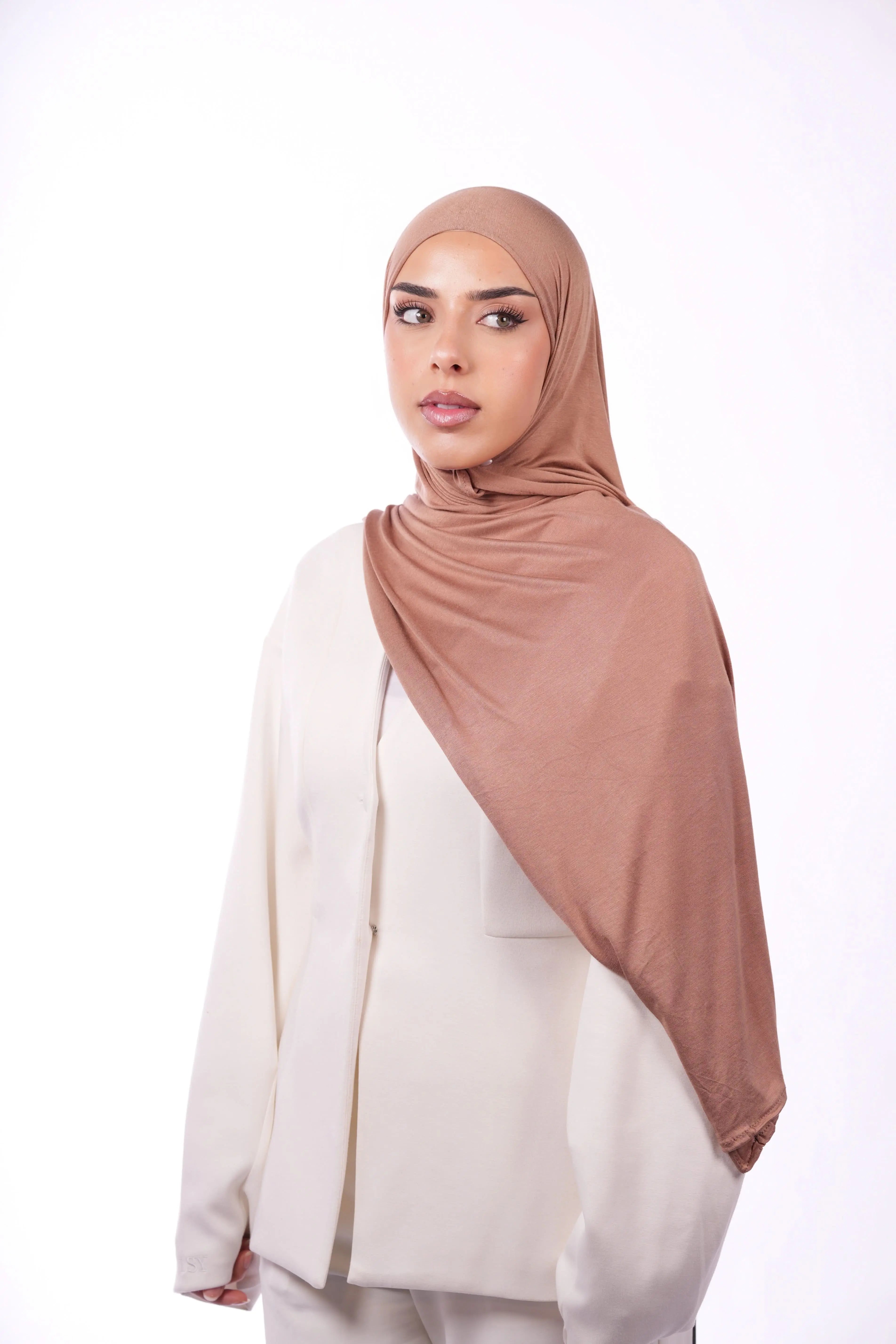 Bamboo jersey - terracota - Losyana.Shop