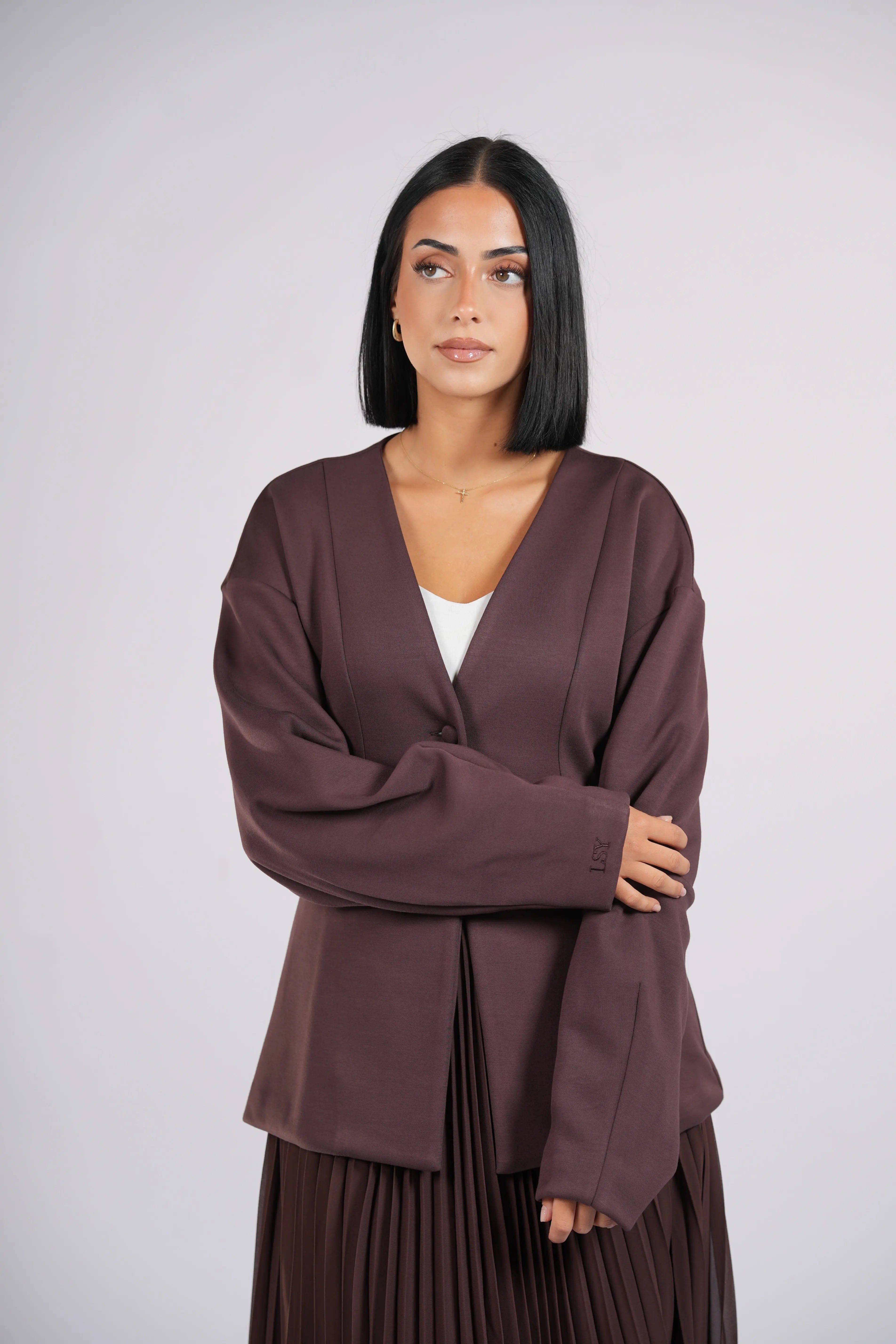 opera blazer - espresso Losyana.Shop