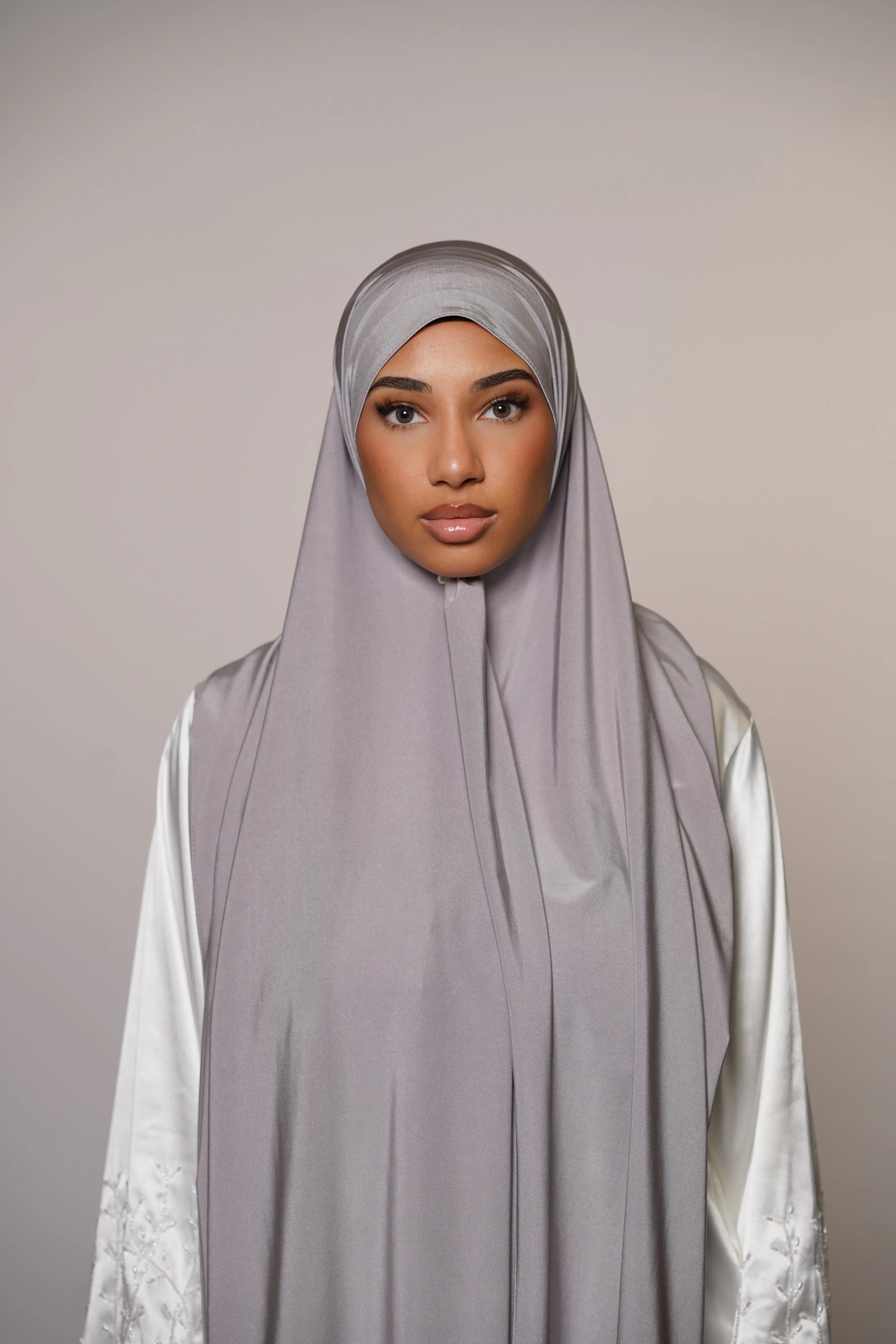 Satin Premium Jersey - steel Losyana.Shop