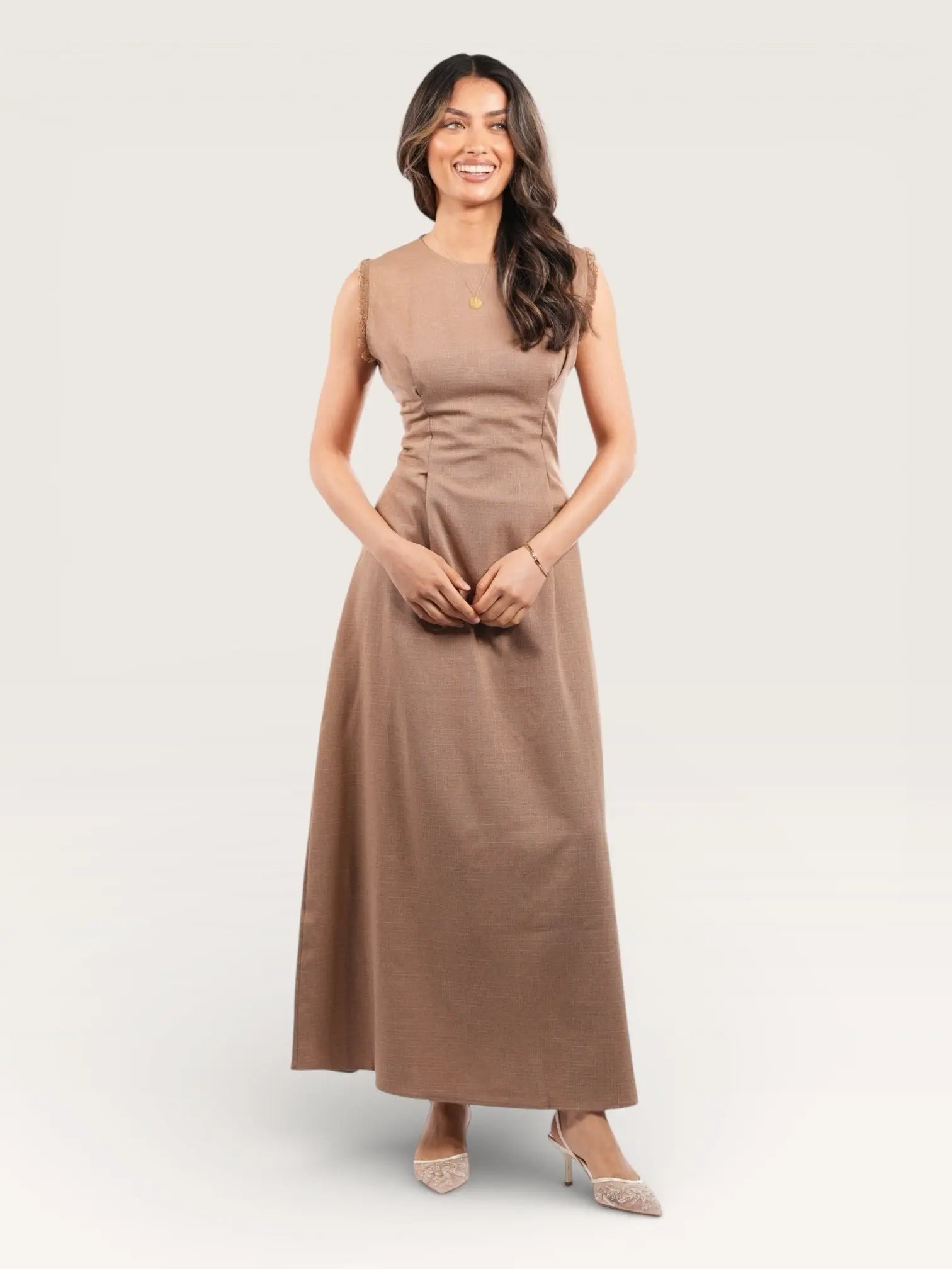 Corset et kimono viennois - mousse brune