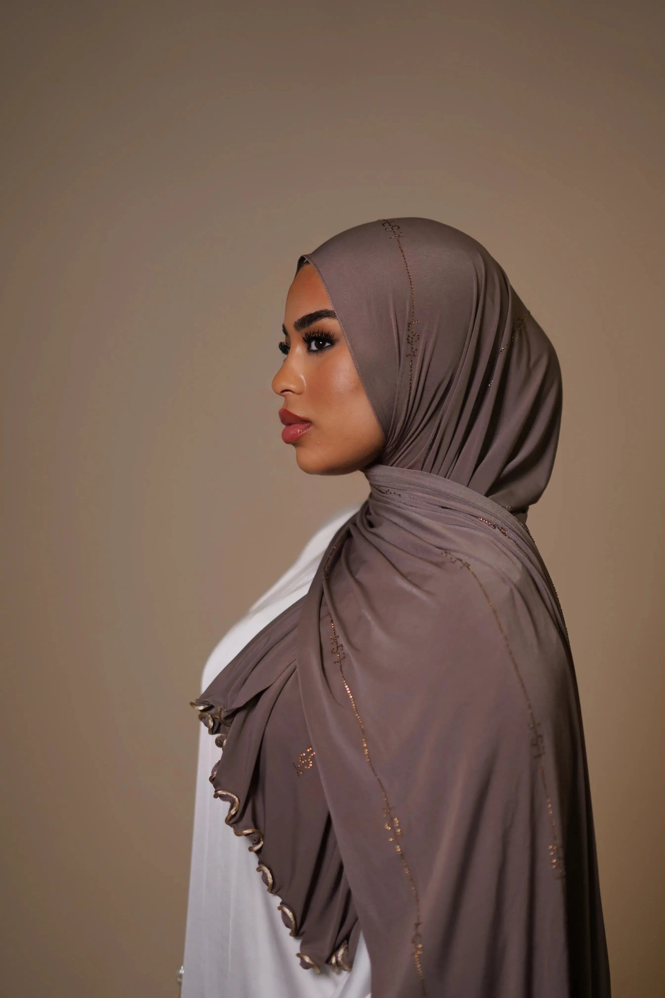 LSY Diamond Premium Jersey - mocca brown Losyana