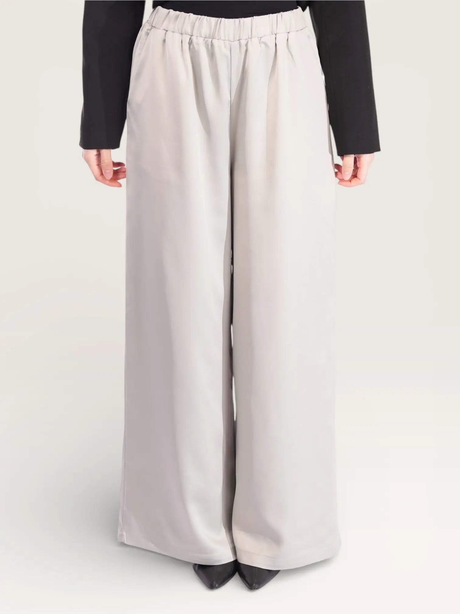 silk muse pants - pistachio