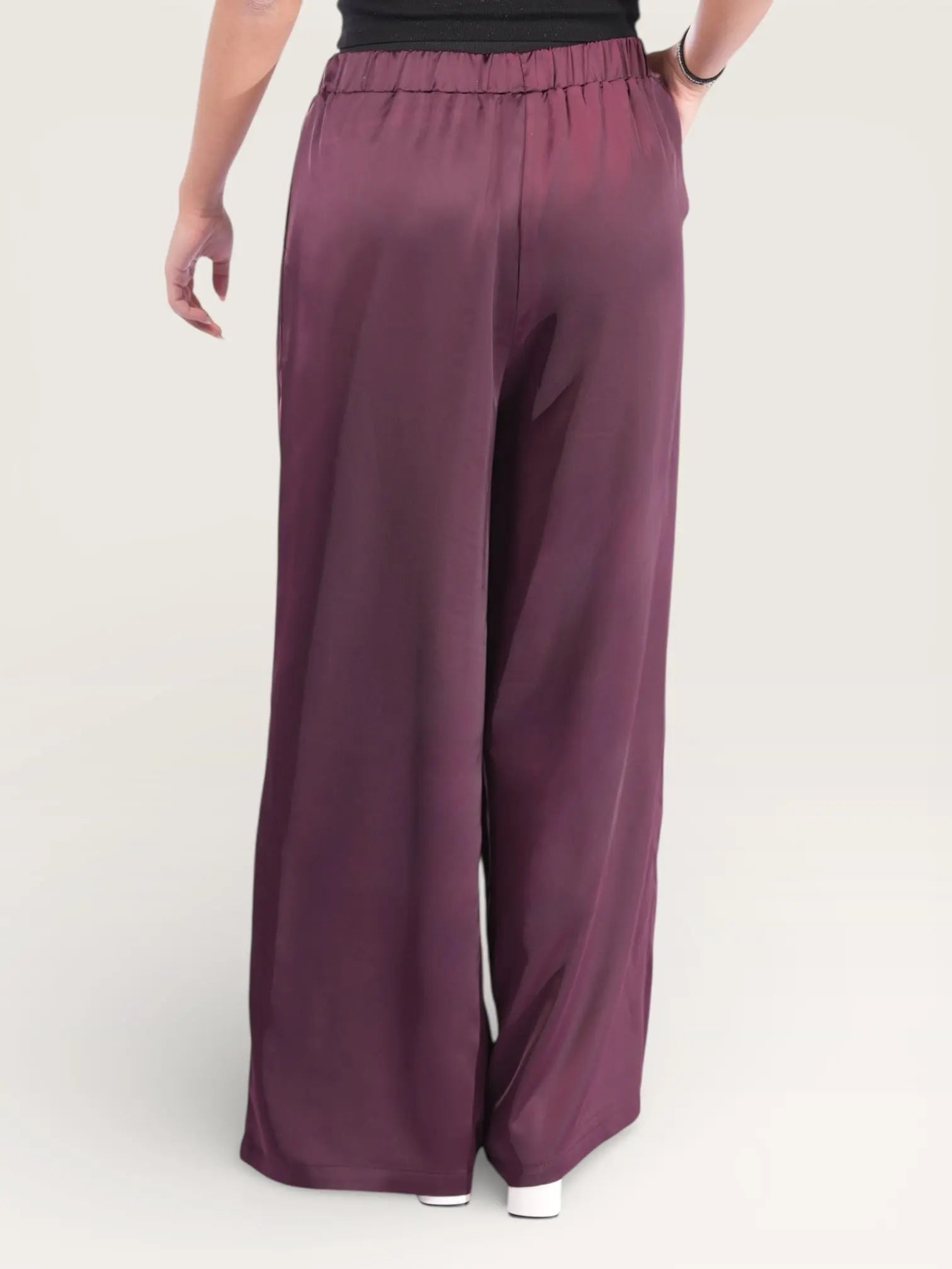 silk muse pants - purpur