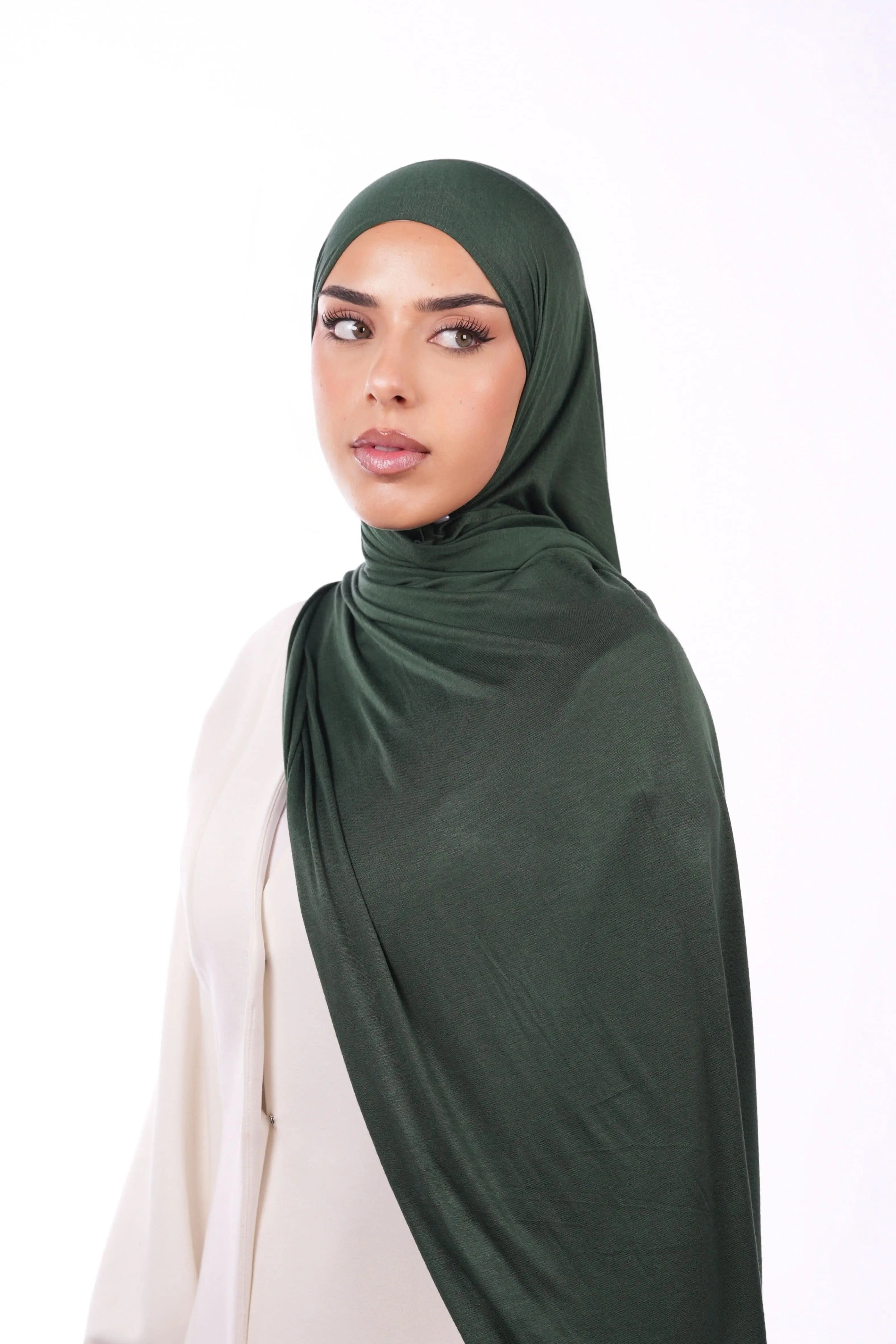 Bamboo Jersey - dark green - Losyana.Shop