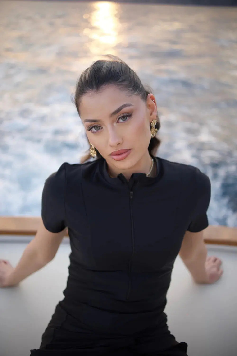 LUNA MARINA SET - BLACK Losyana.nl