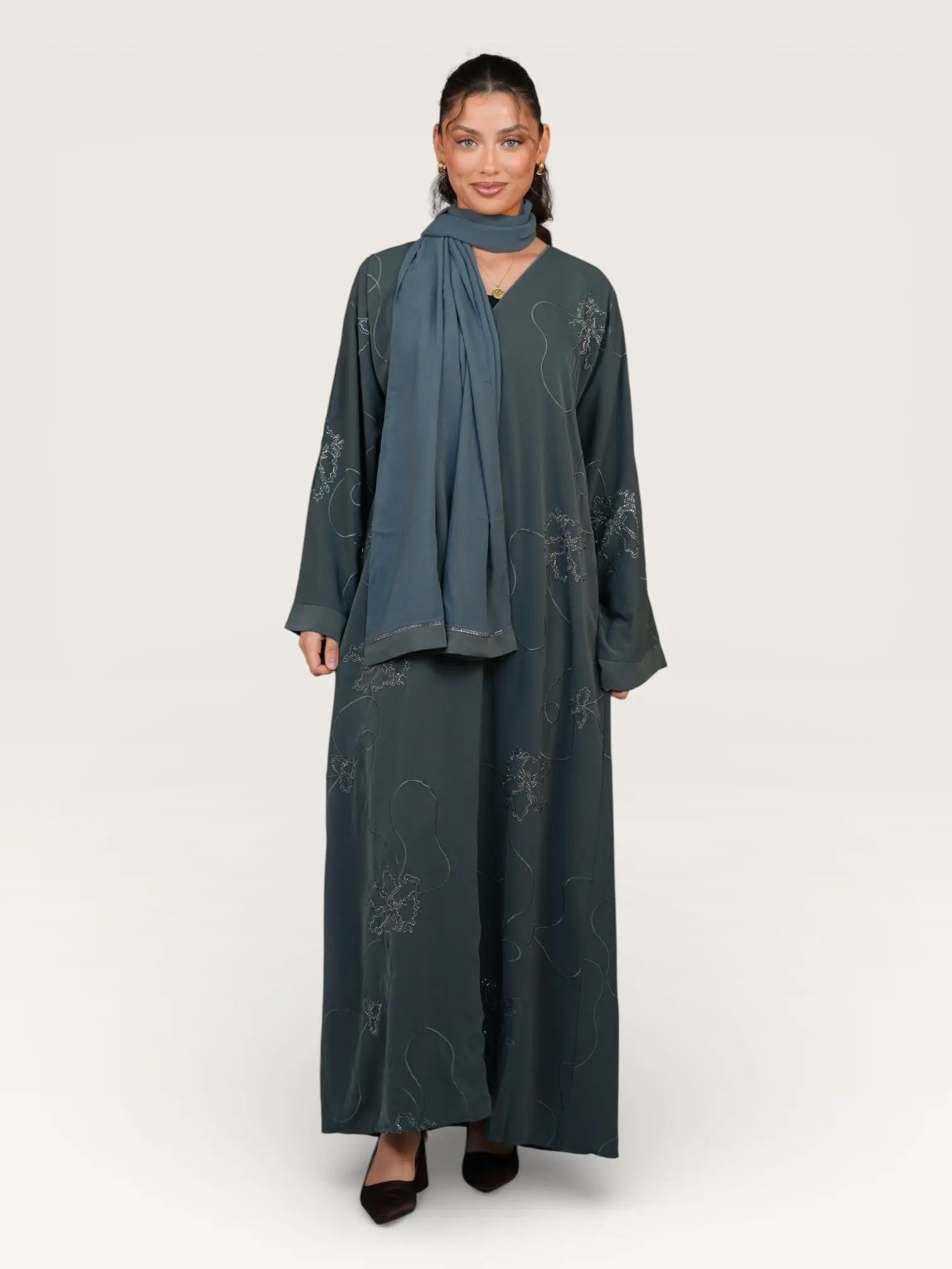 glitter abaya - lamantin