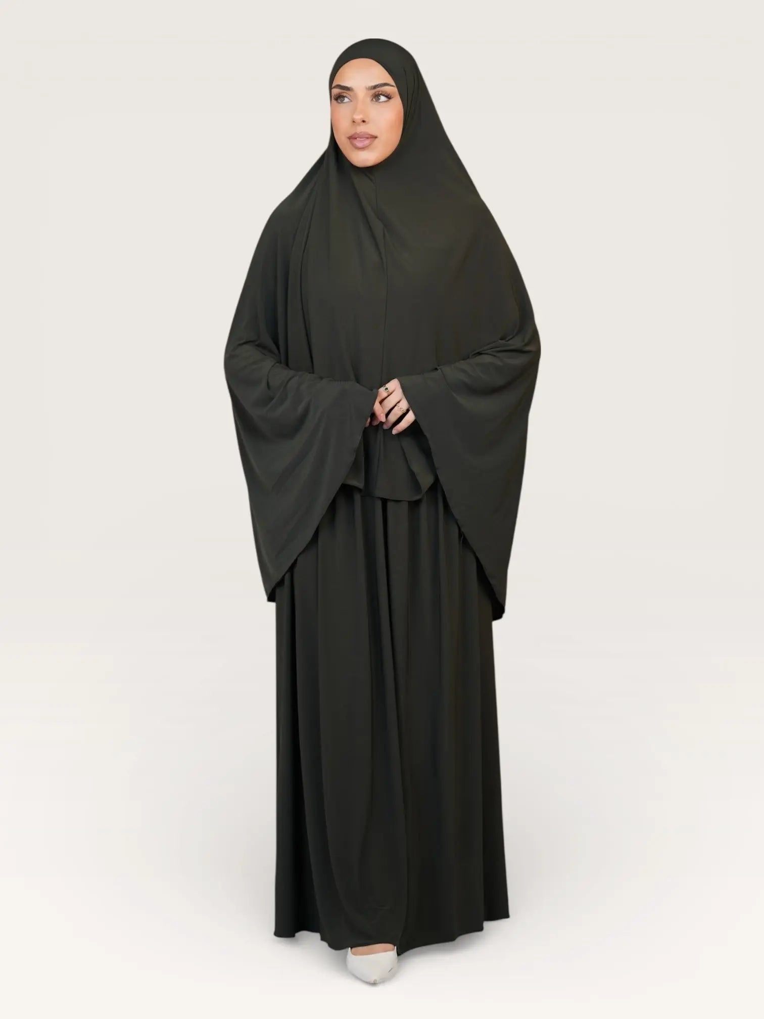 premium khimar set - forest