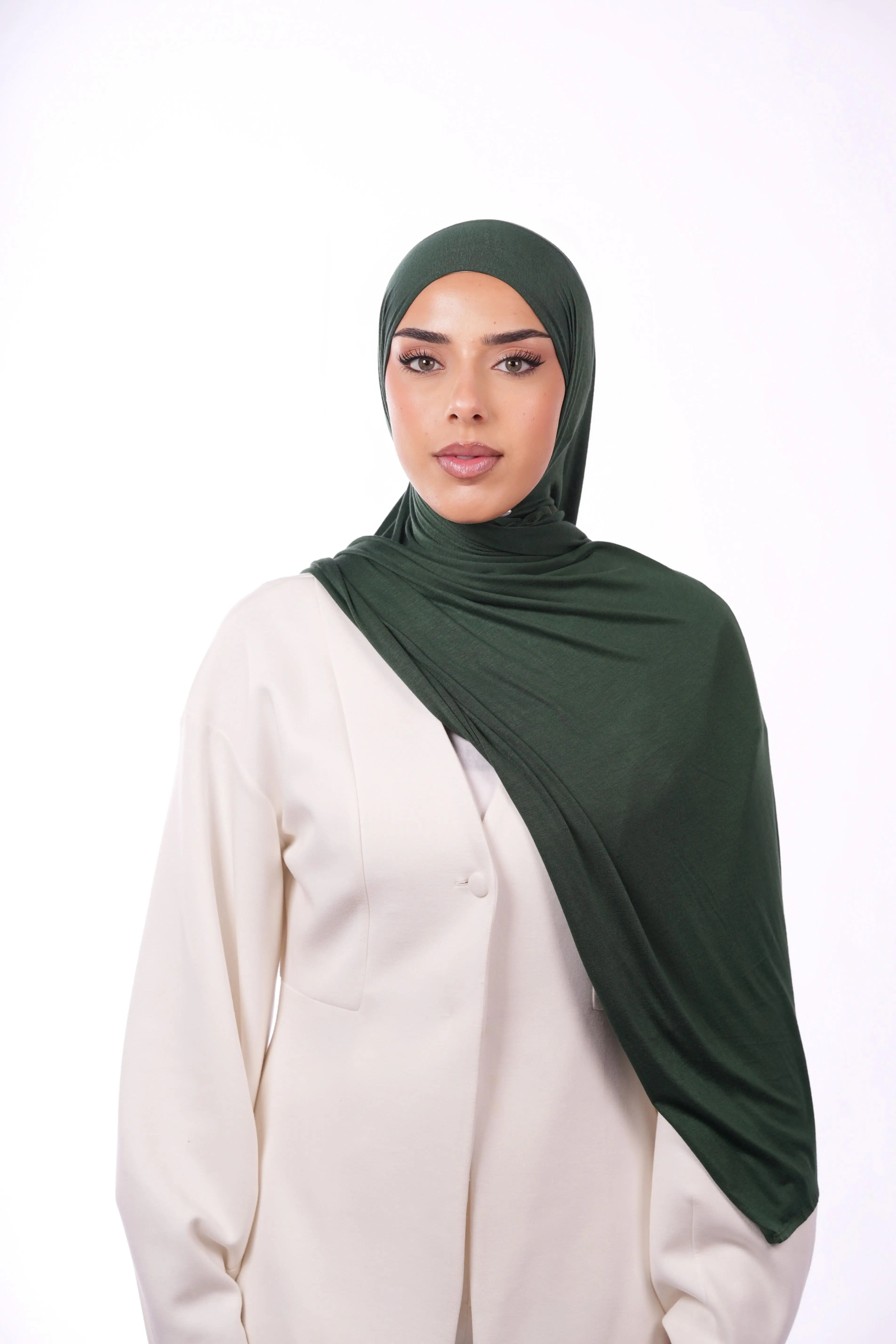 Bamboo Jersey - dark green - Losyana.Shop