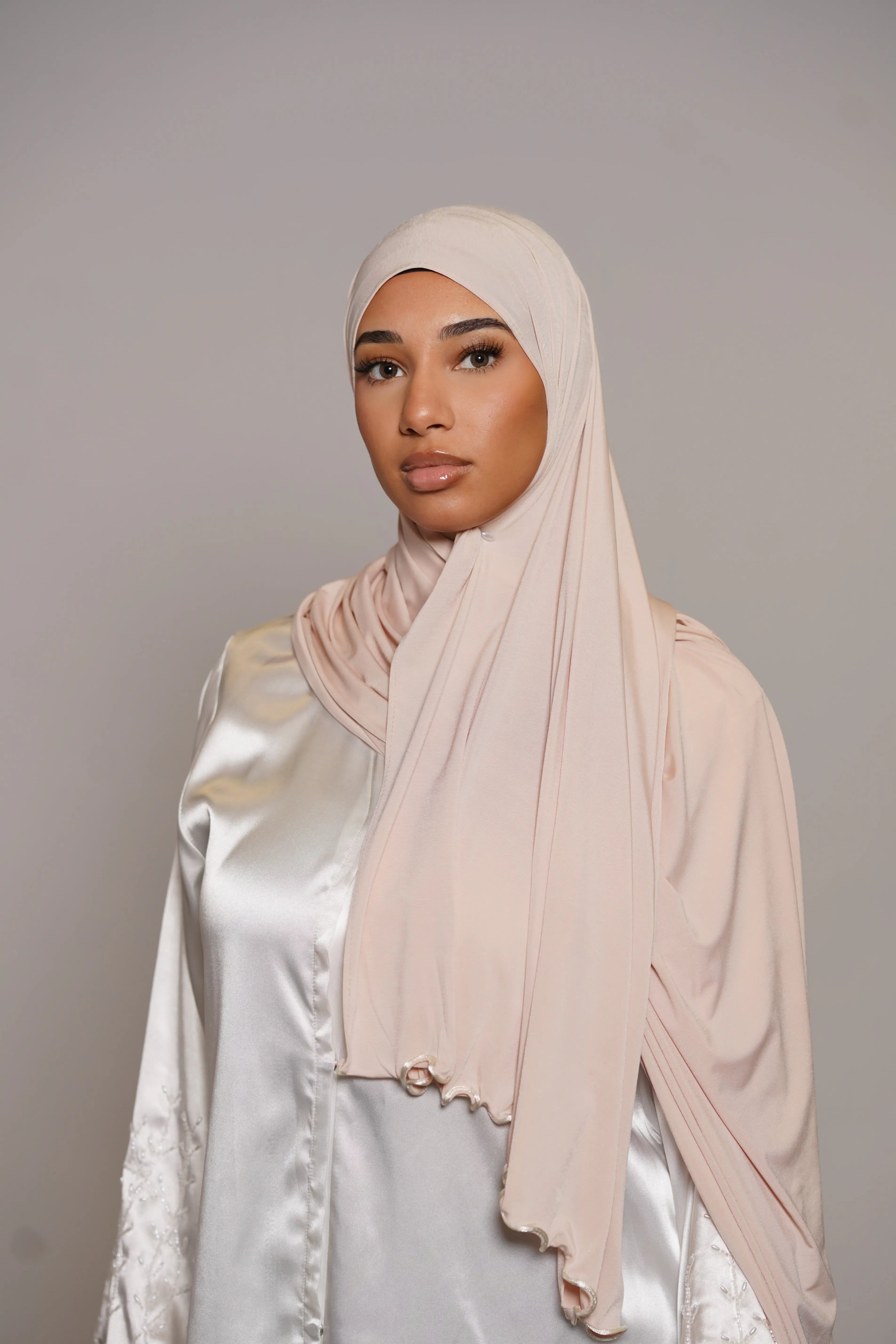 Premium Jersey Line - peach beige Losyana.Shop