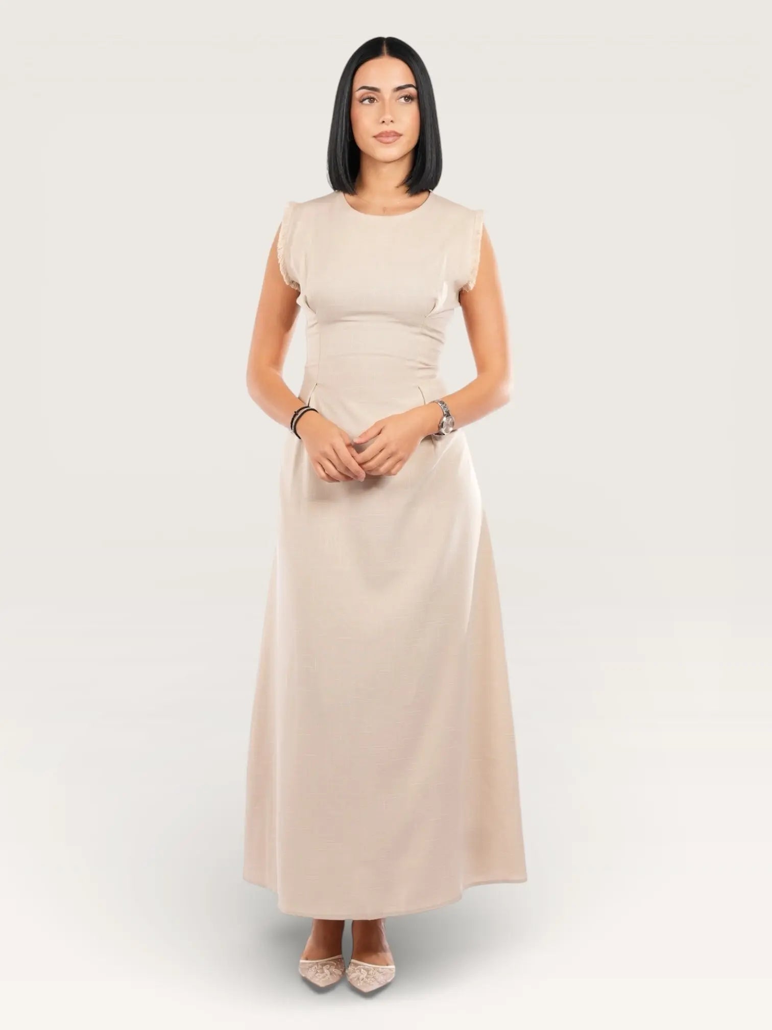 Corset et kimono viennois - beige