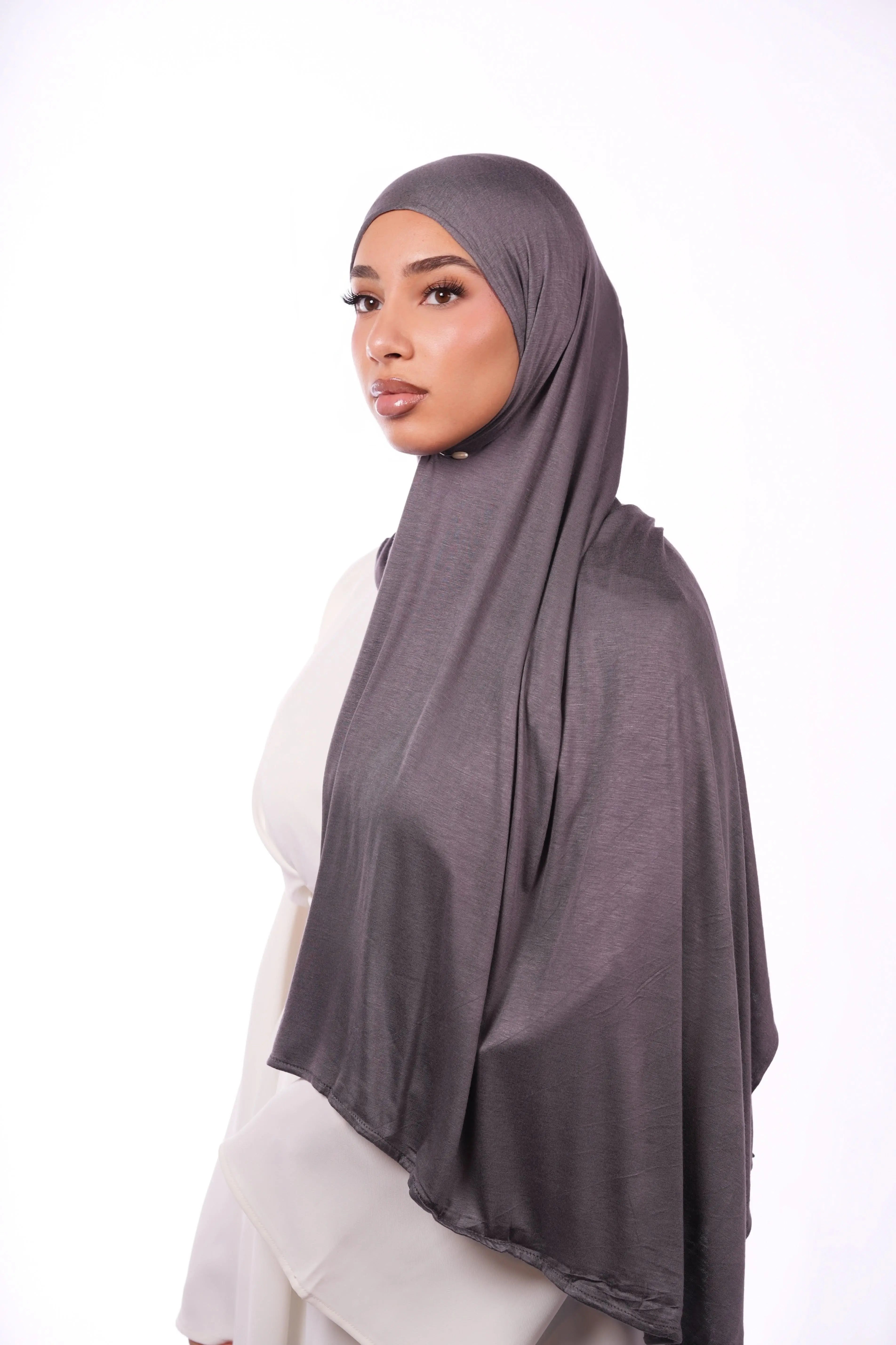 Bamboo Jersey - dark grey - Losyana.Shop