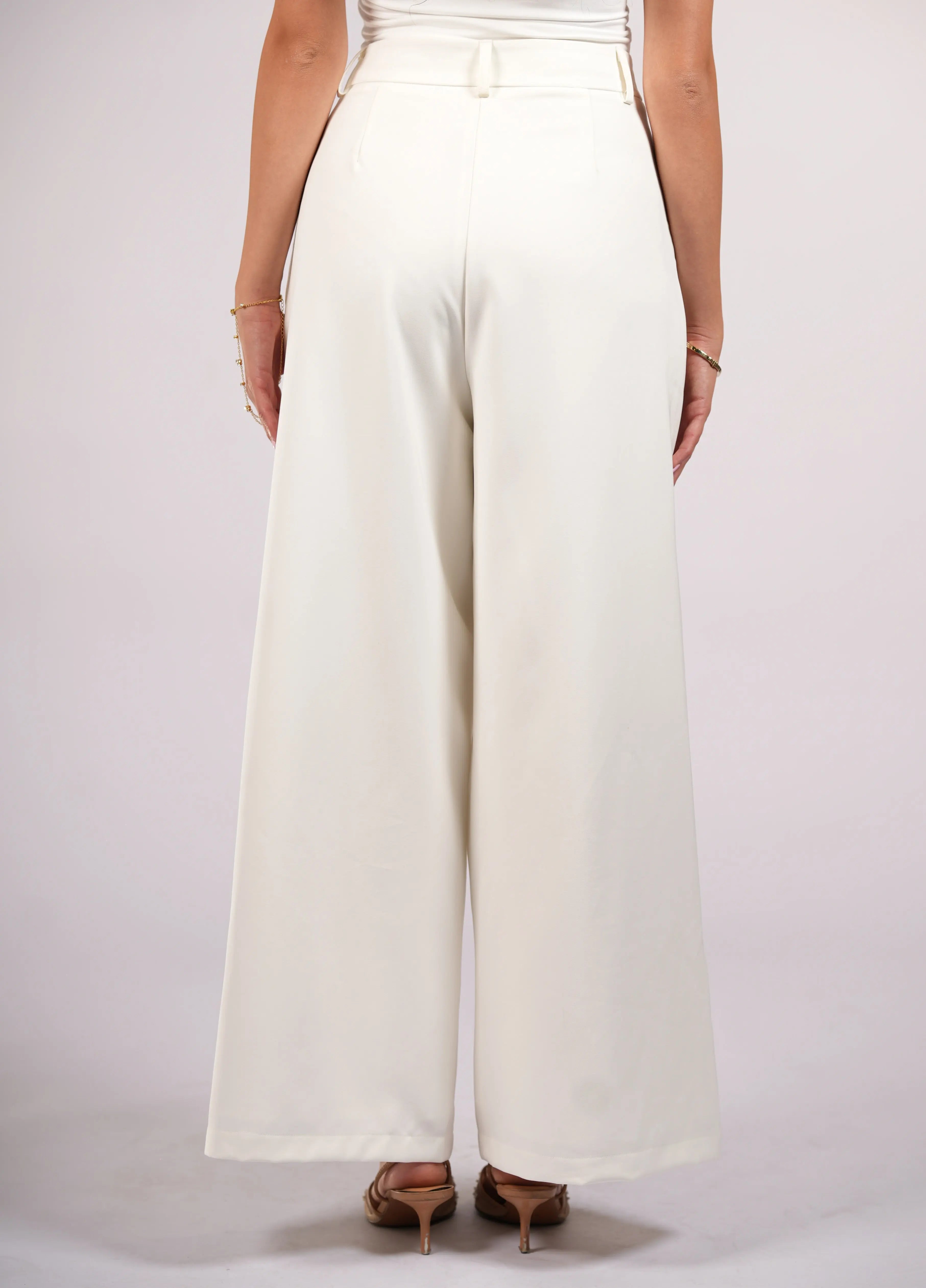 the palais pants - white Losyana.Shop