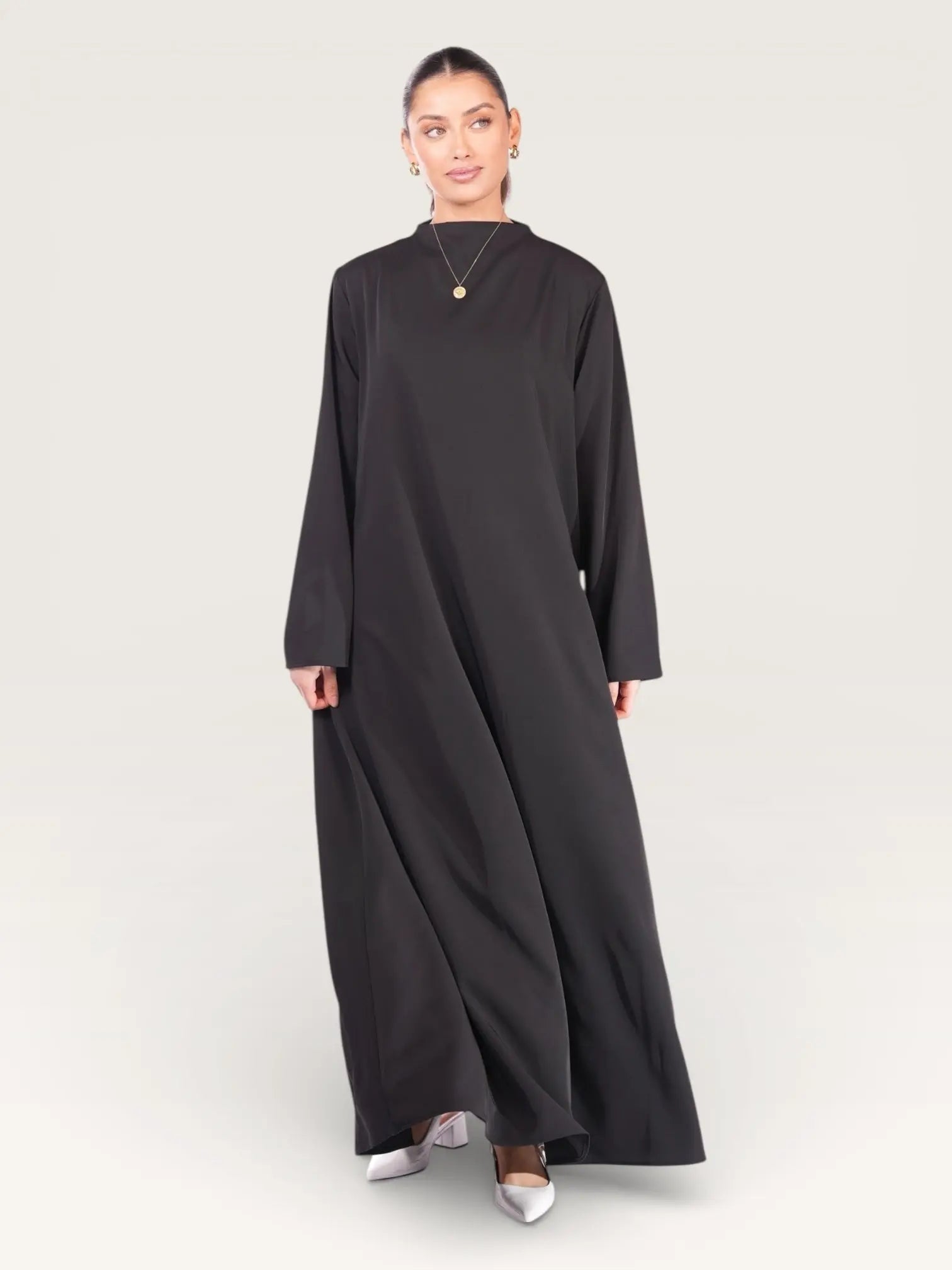 kimono abaya - black