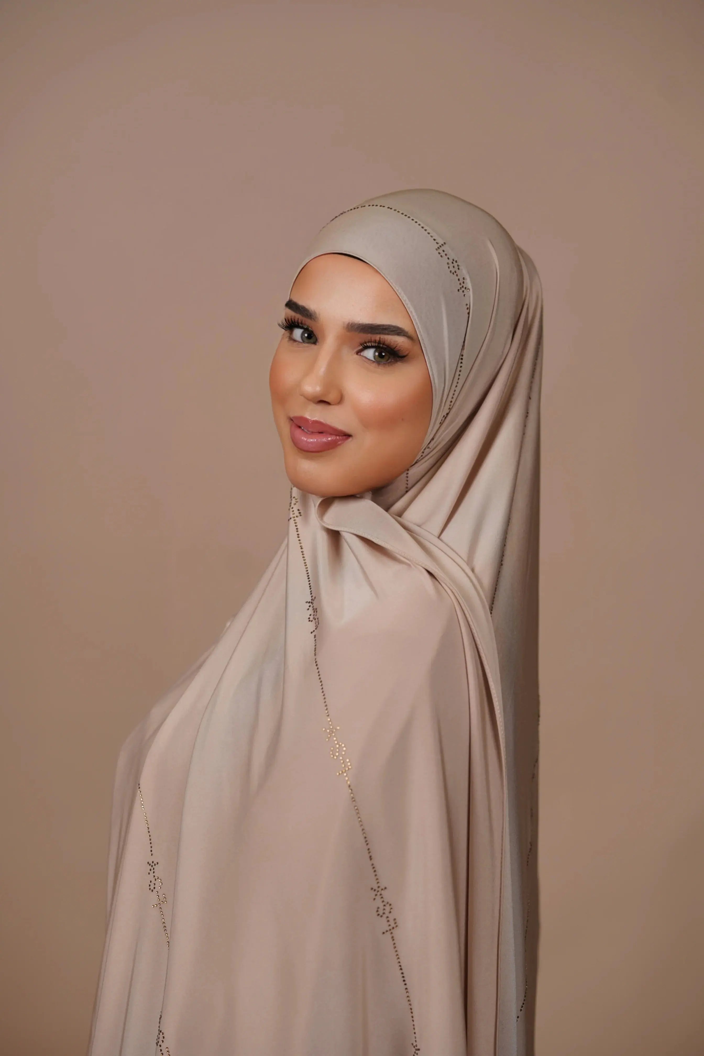LSY Satin Premium Jersey - Light beige Losyana