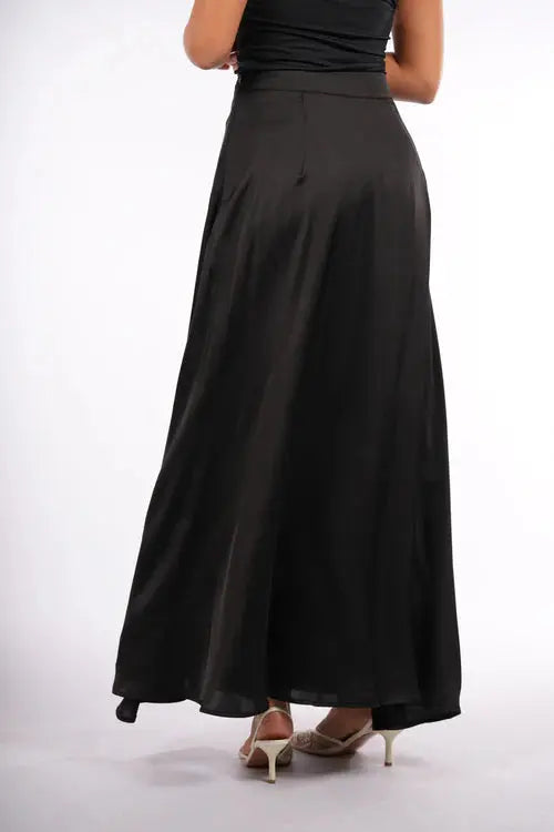 satin poésie - black Losyana.Shop