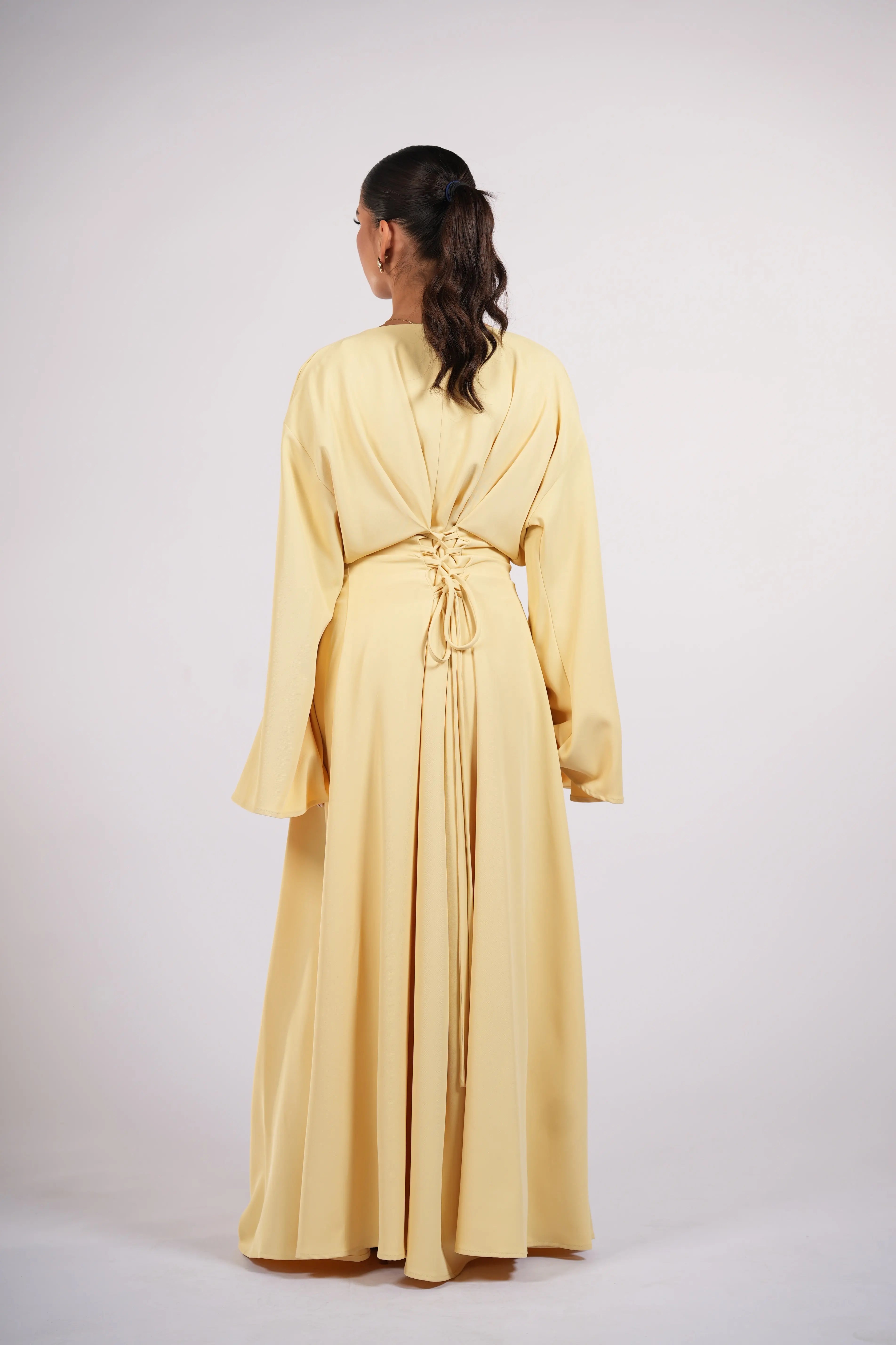 THE CORSET DRESS - butter yellow Losyana.Shop