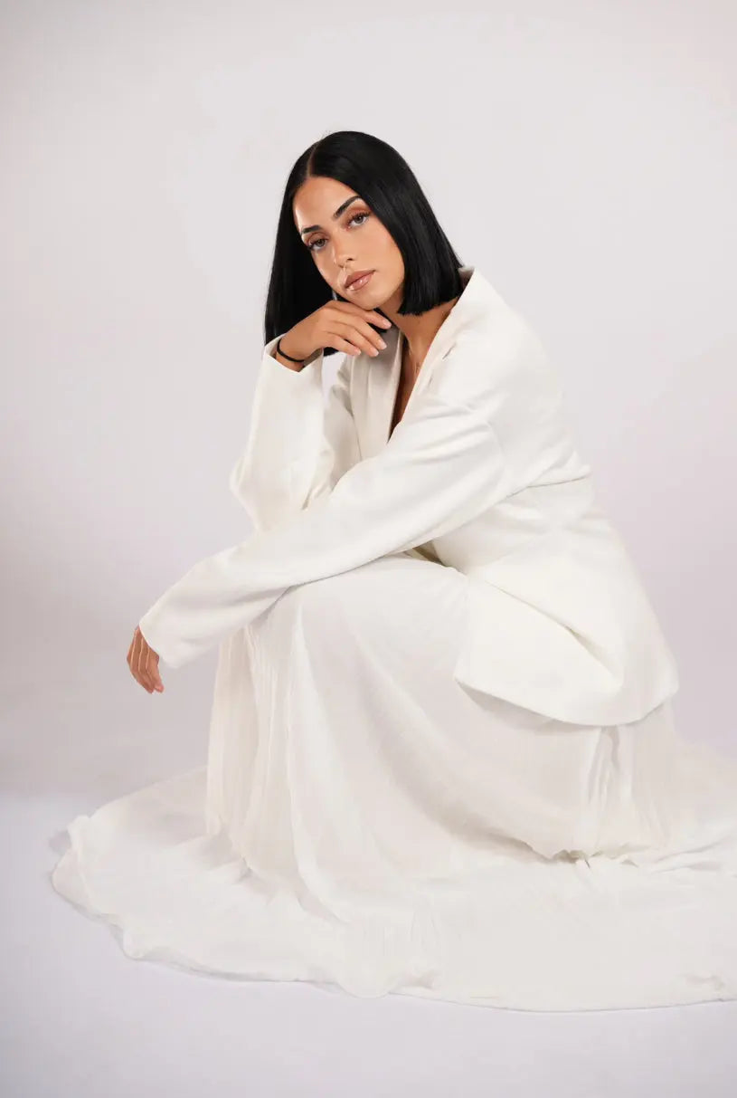 opera blazer - white Losyana.Shop