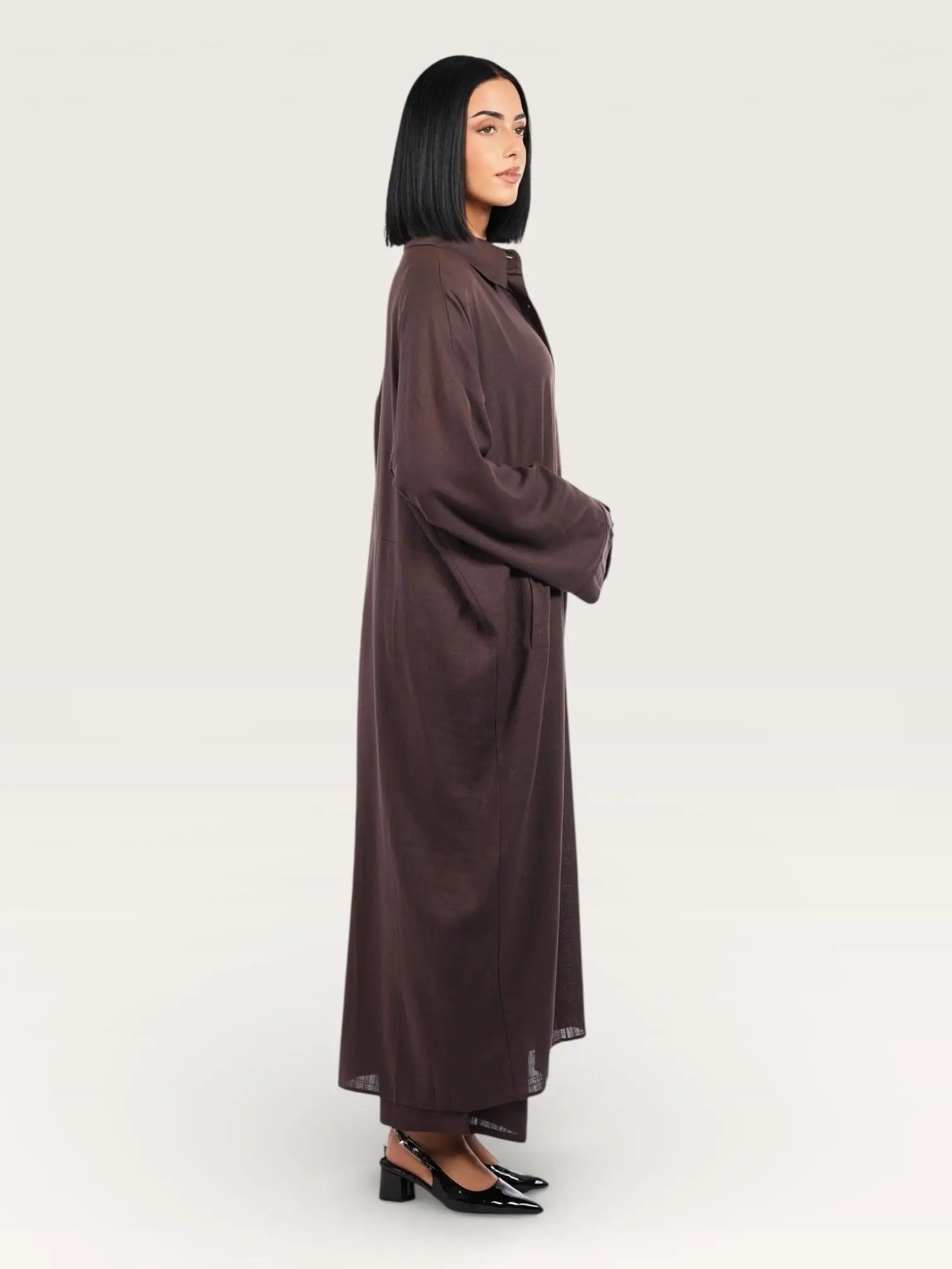 ENSEMBLE DE LINGE PALMA - ESPRESSO