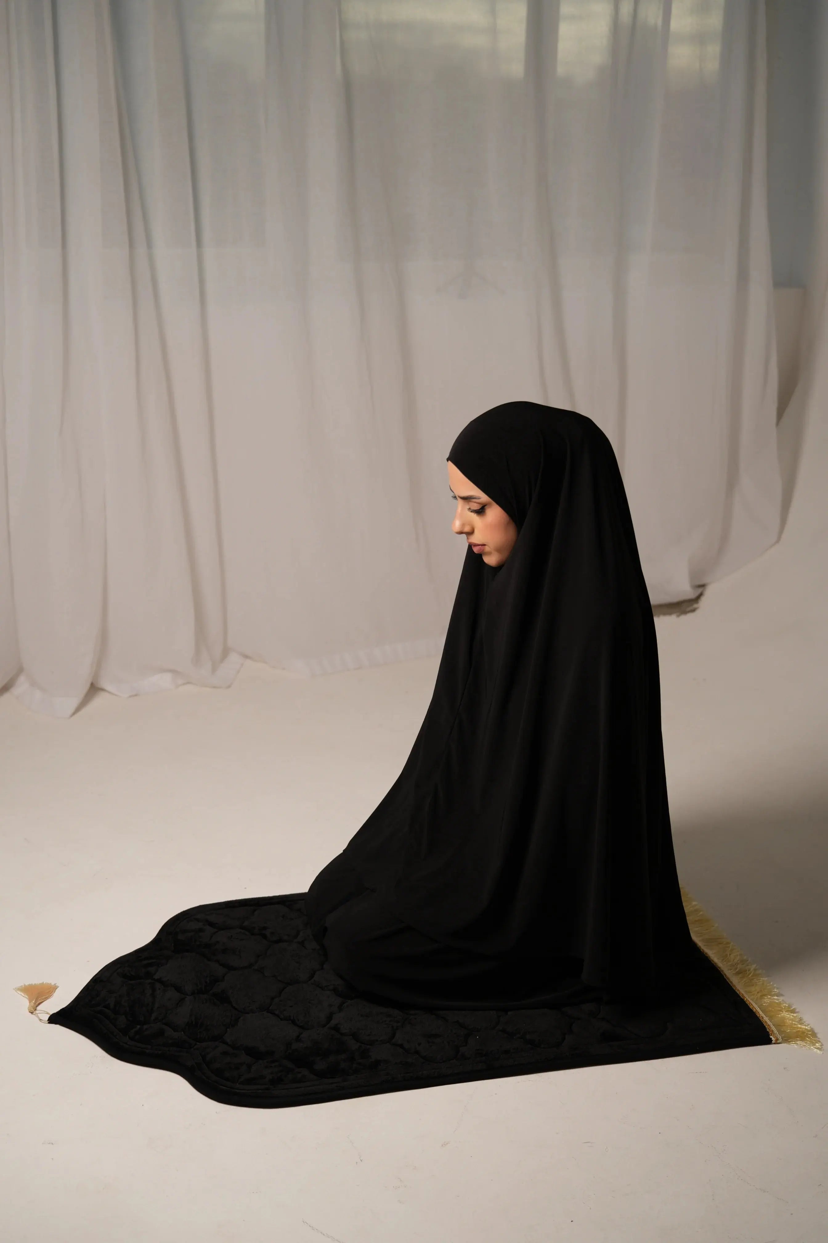 Premium Gebedskleed - Zwart Losyana