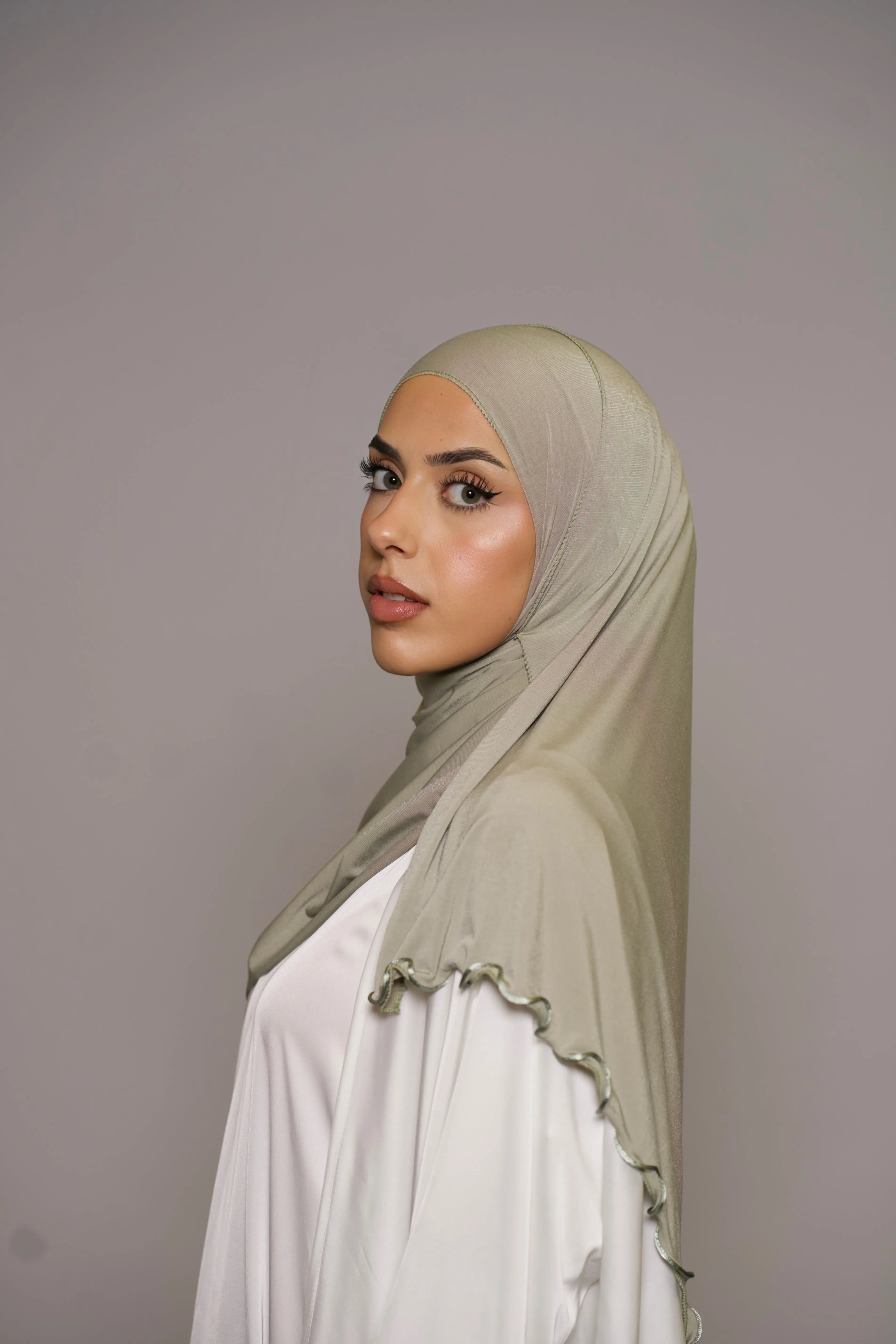 Premium jersey line - pistachio Losyana.Shop