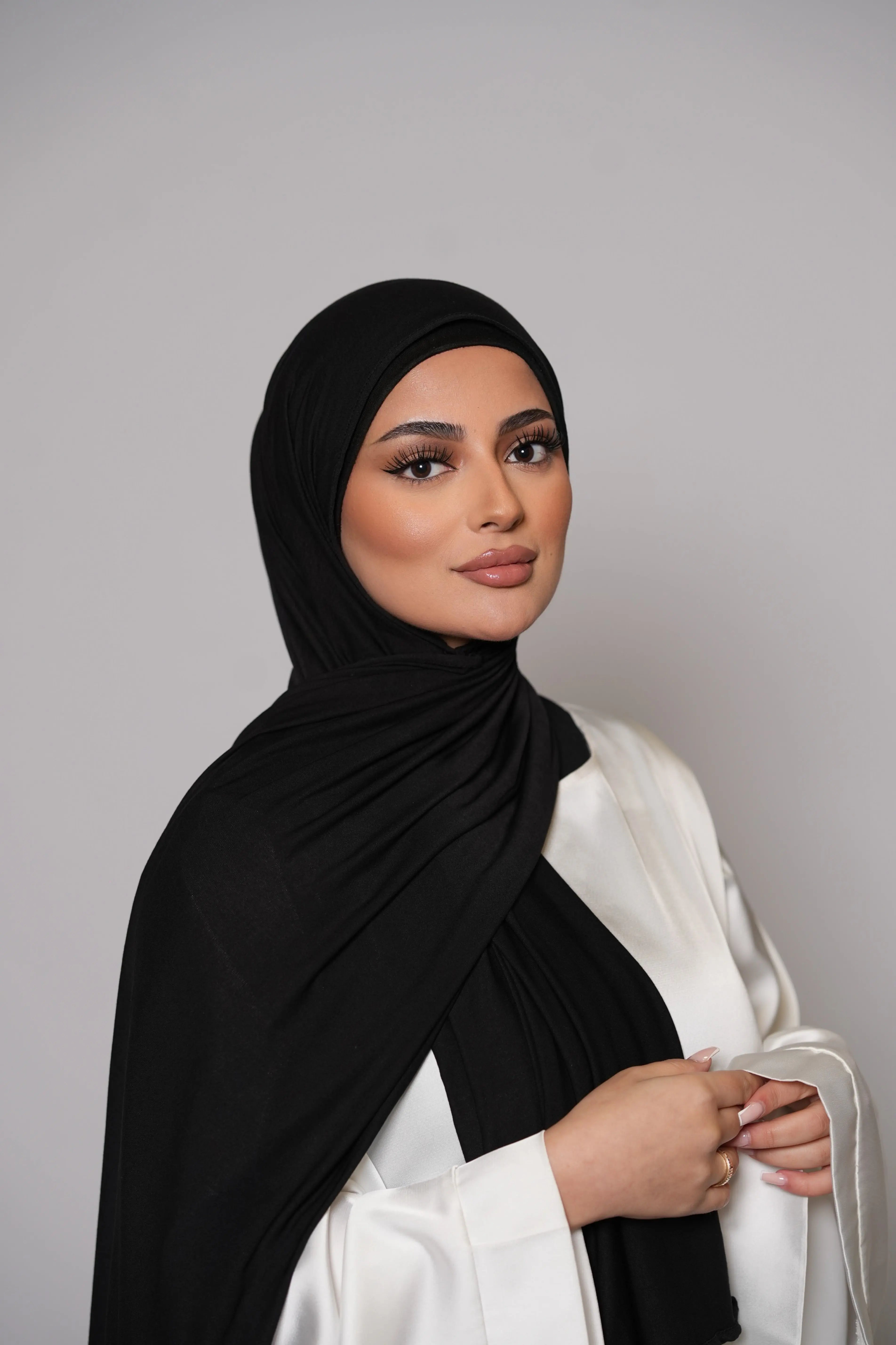 Premium Bamboo Jersey - black Losyana.Shop