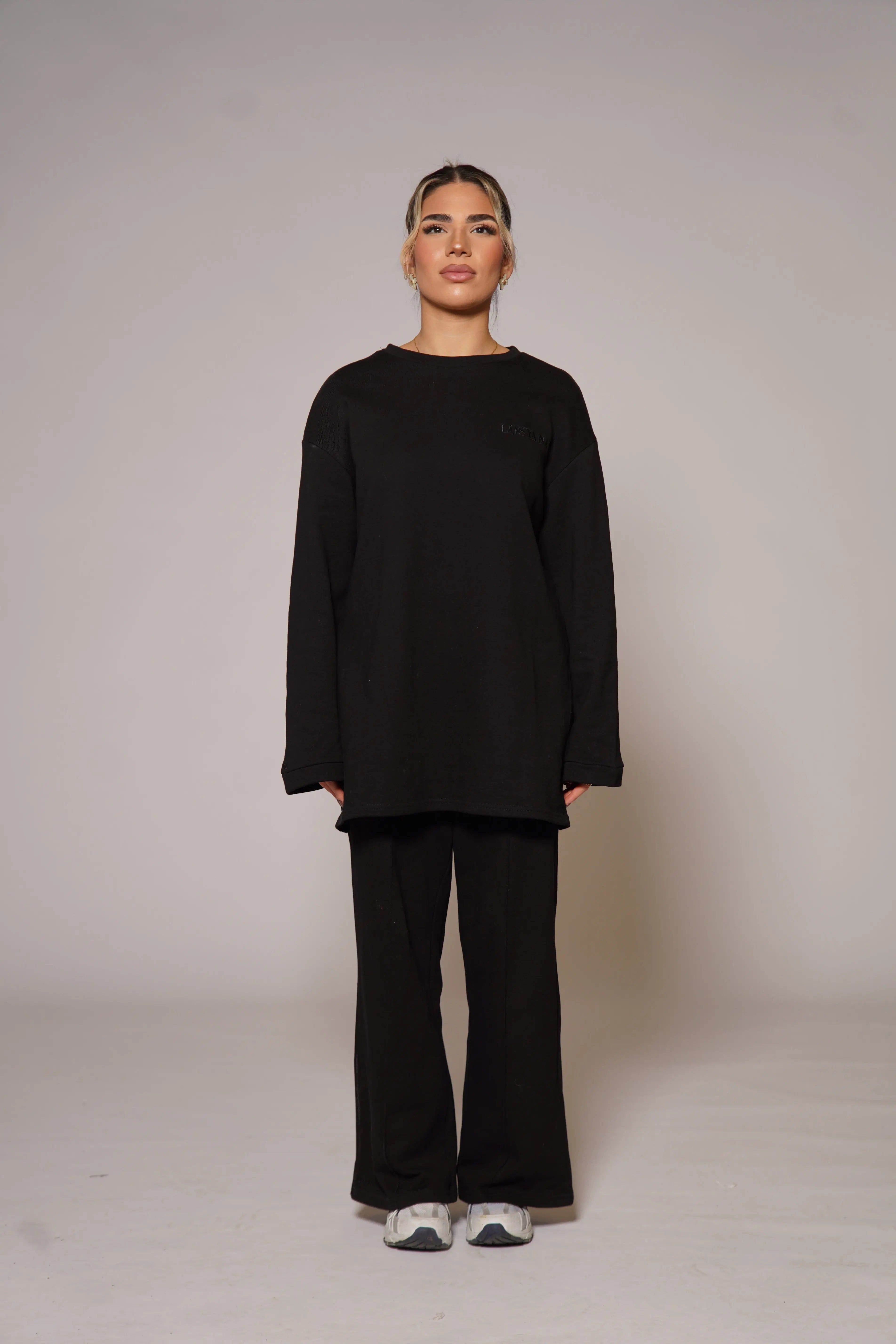 Lounge and Gym set - black Losyana.Shop