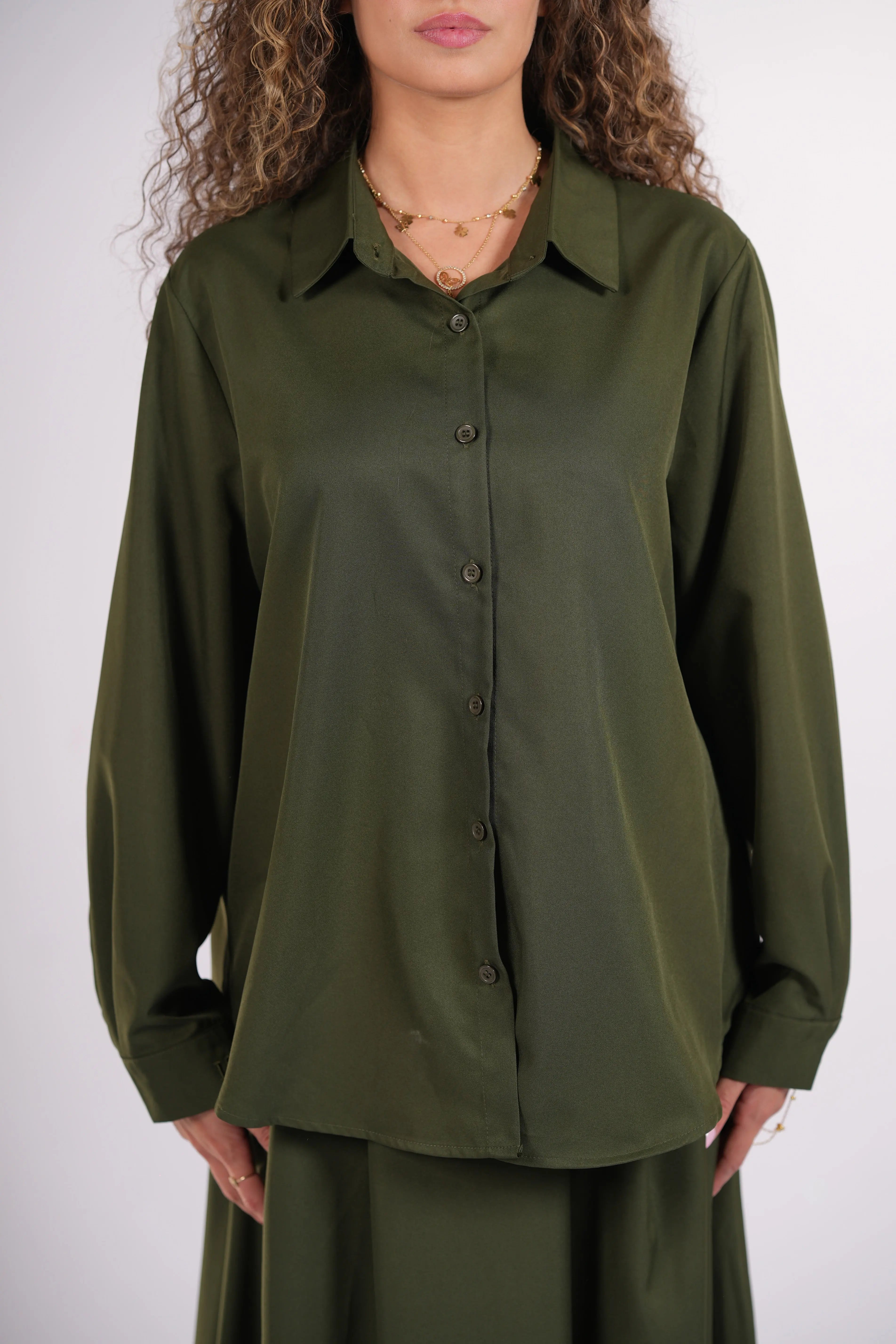 timeless blouse - khaki green Losyana.Shop