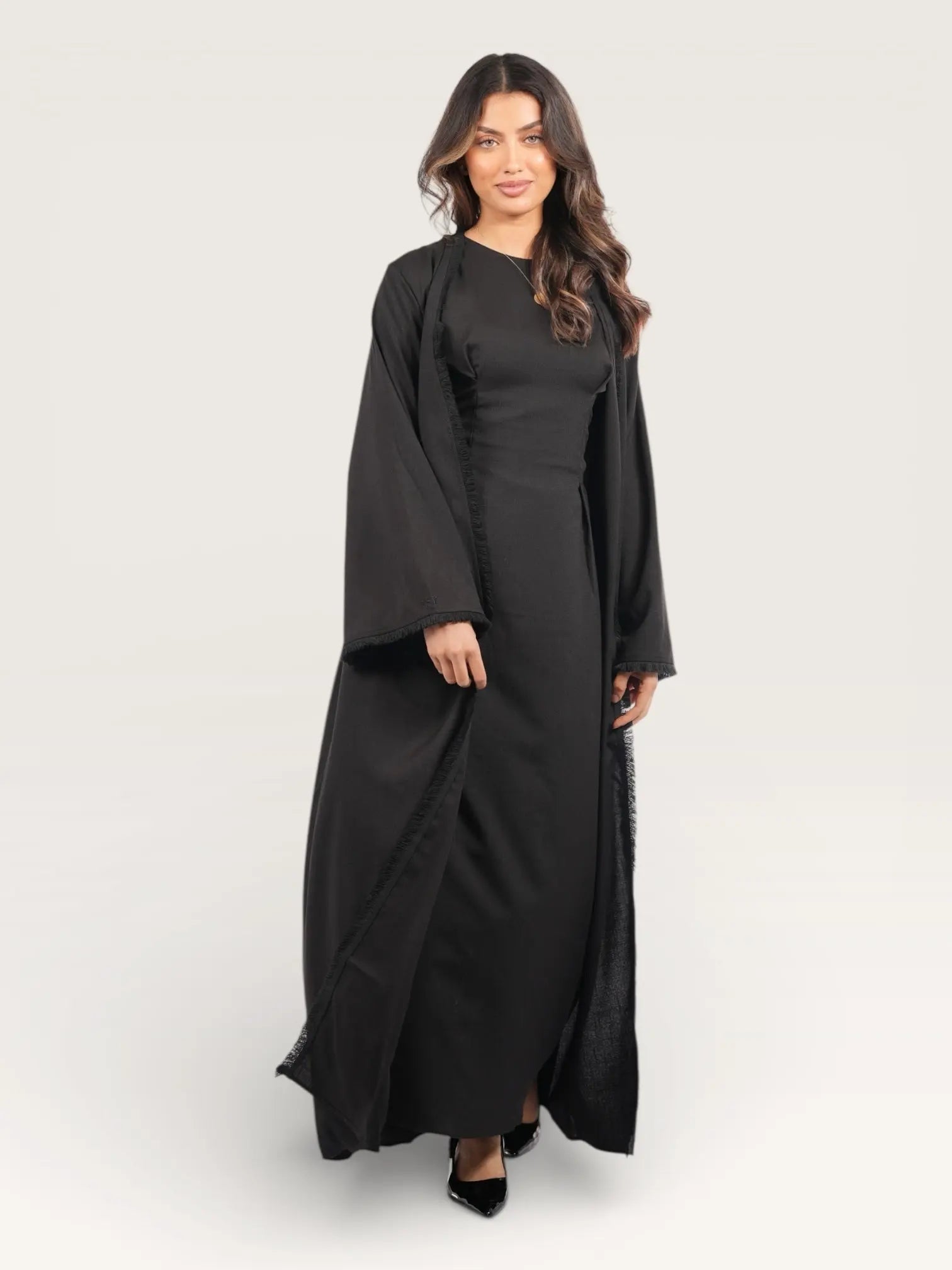 Corset et kimono viennois - noir