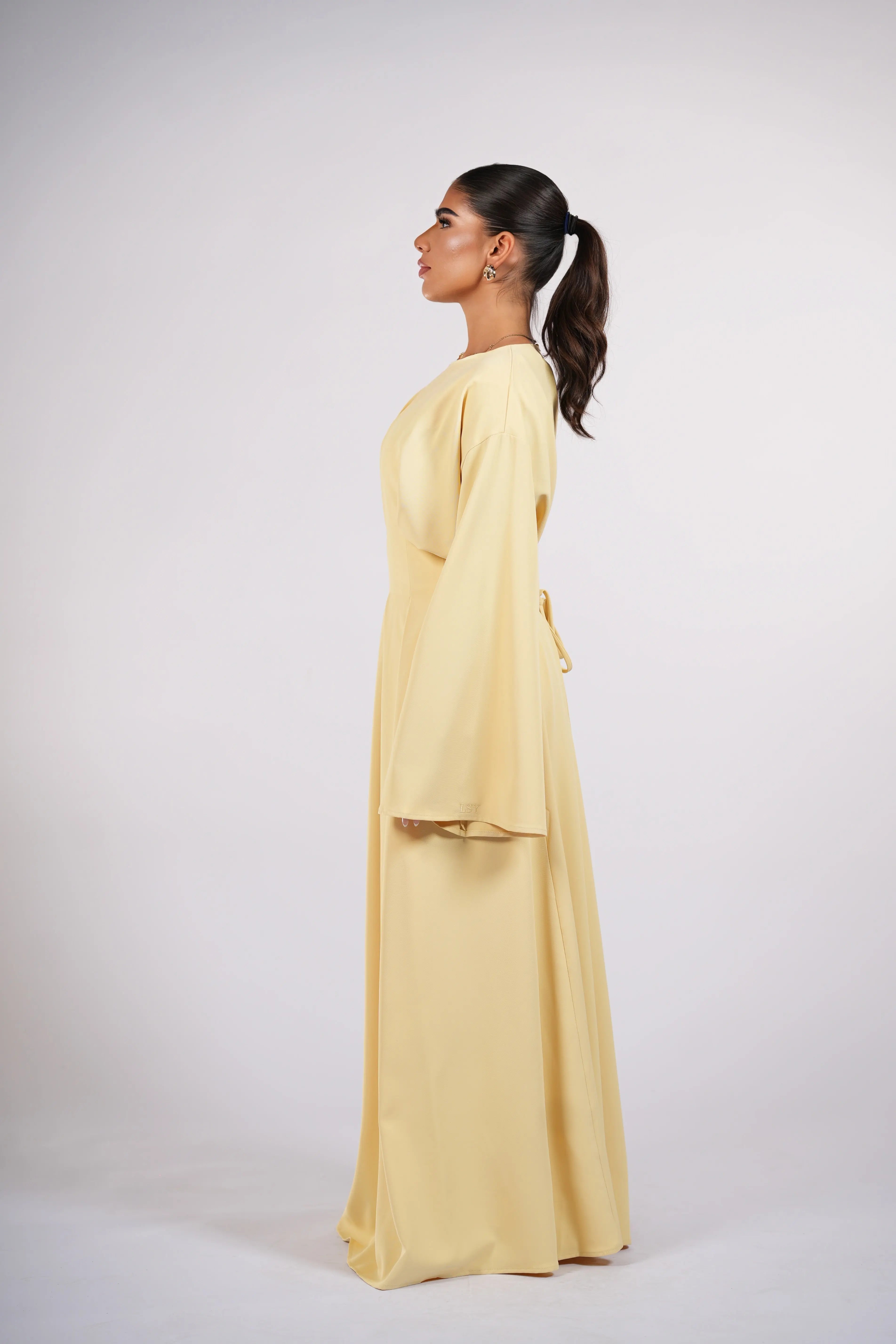 THE CORSET DRESS - butter yellow Losyana.Shop