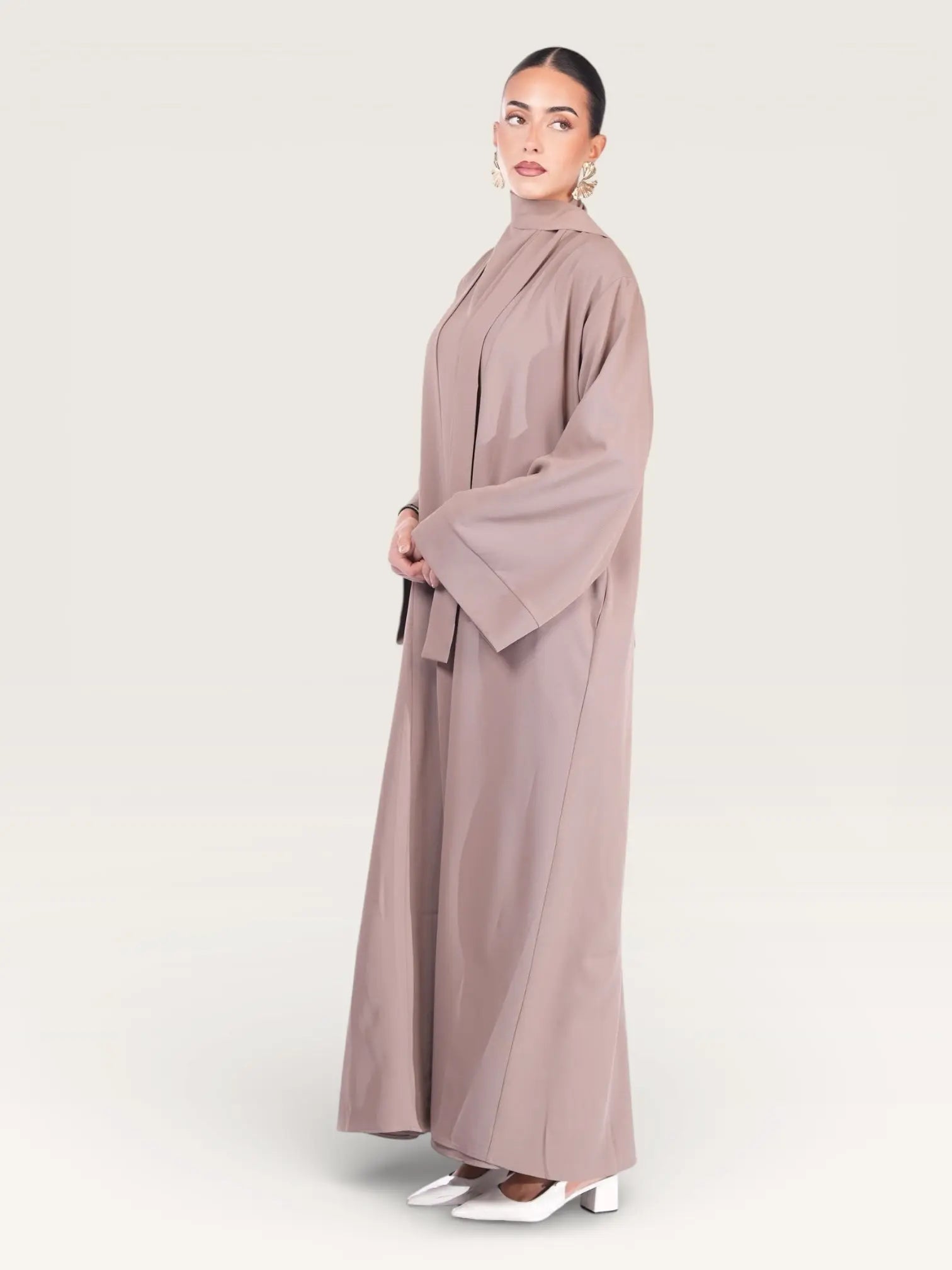 kimono abaya - stone