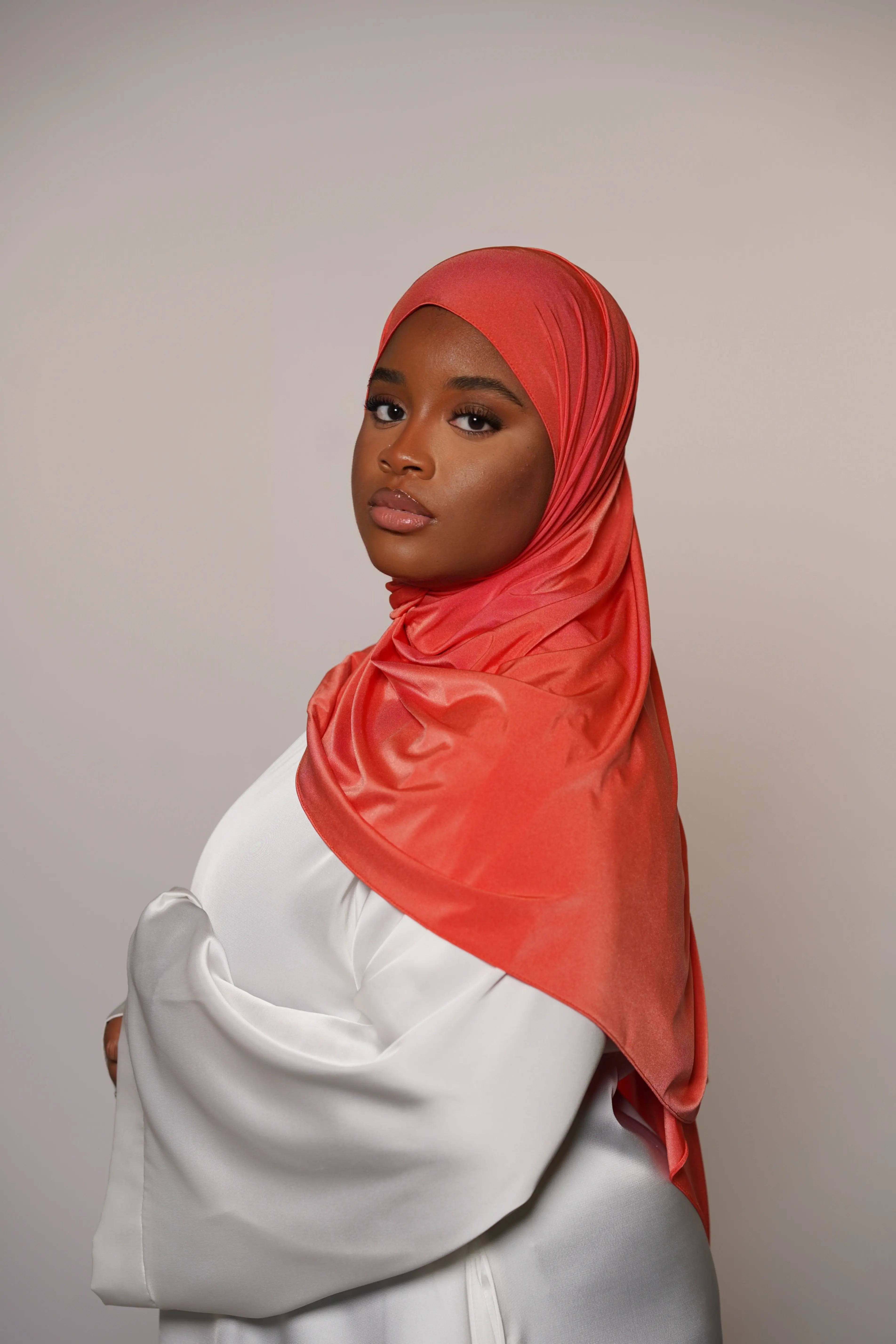 Satin Premium Jersey - orange Losyana.Shop