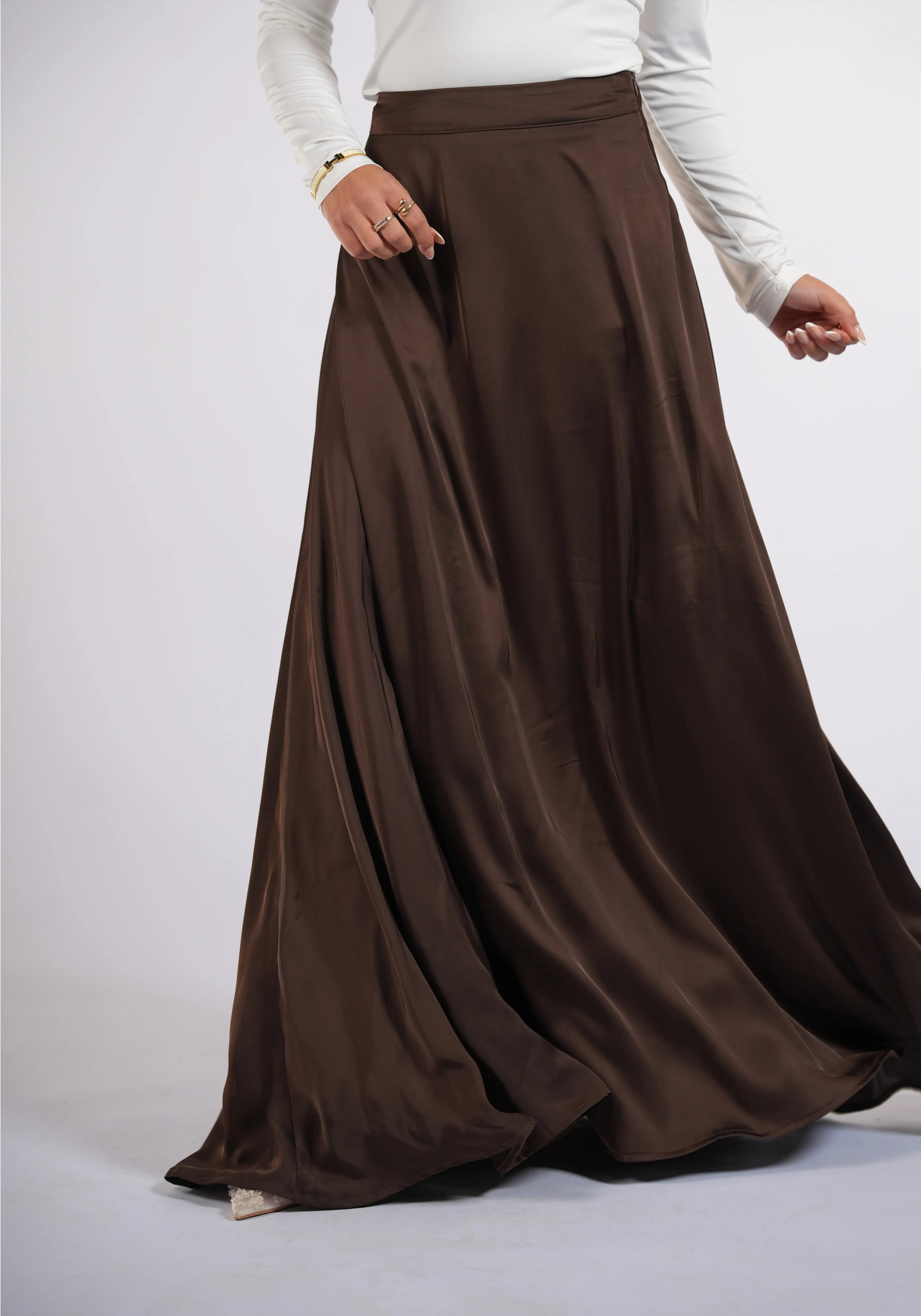 satin poésie - espresso Losyana.Shop