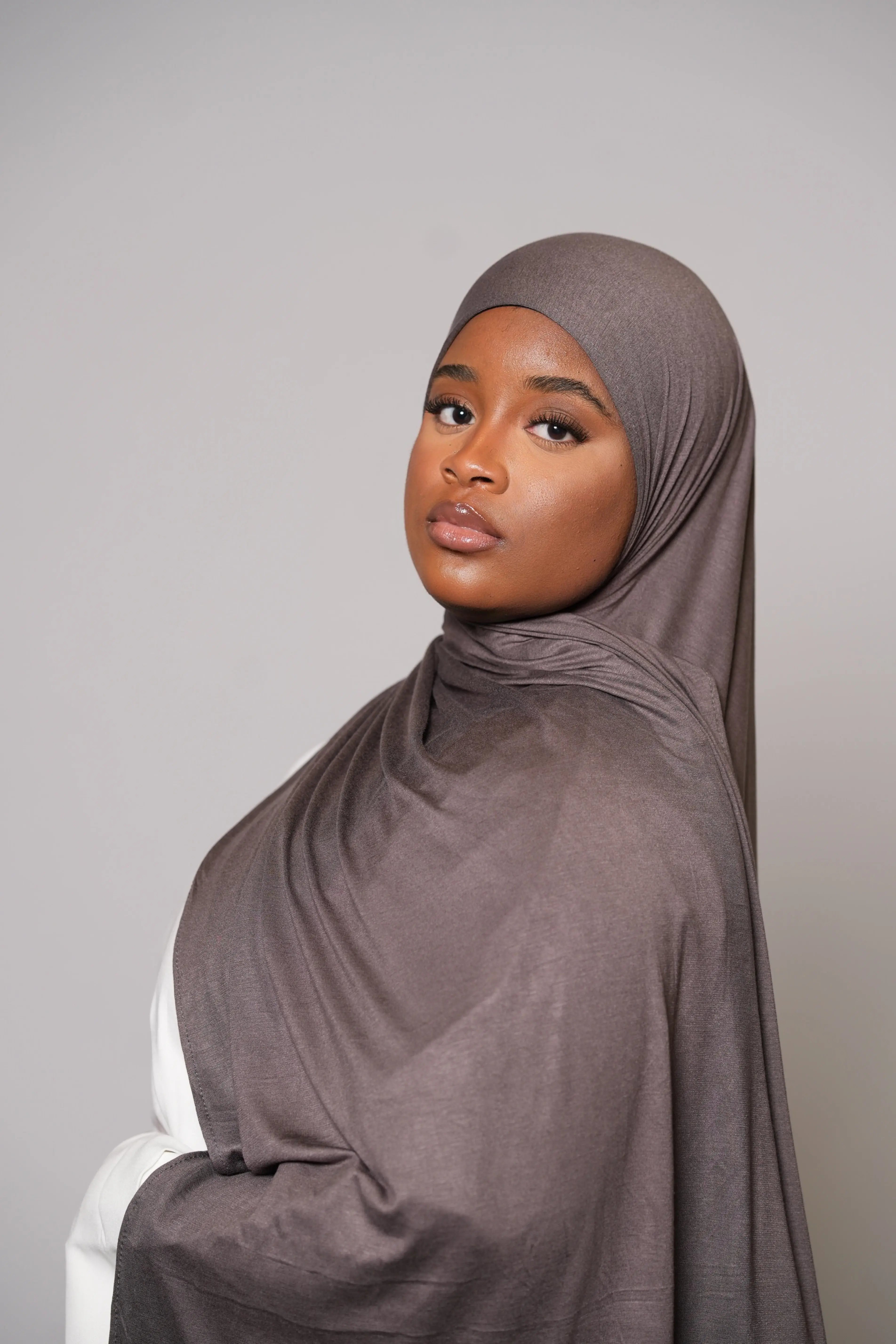 Premium Bamboo Jersey - stone Losyana.Shop