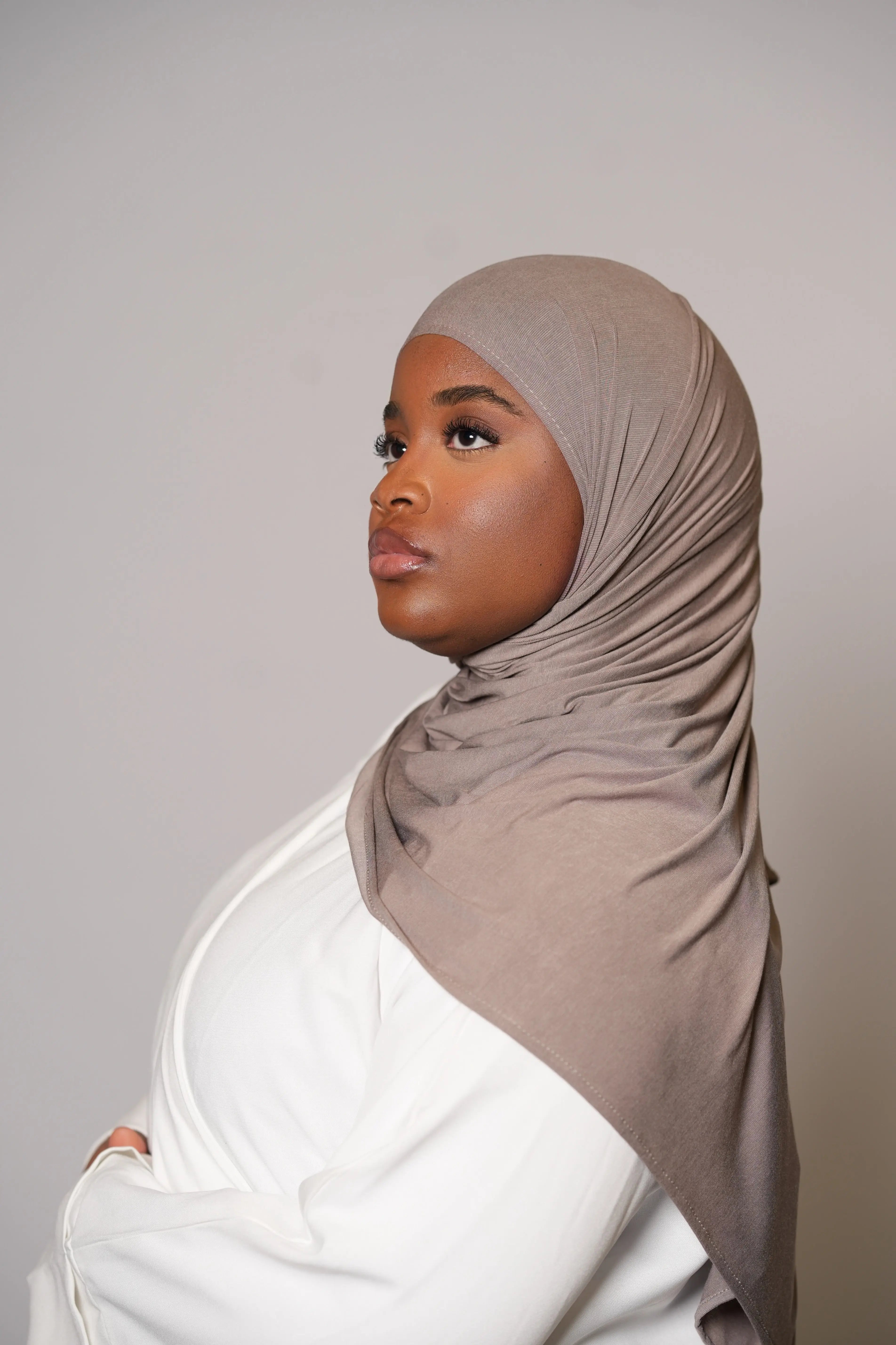 Premium Bamboo Jersey - ash brown Losyana.Shop