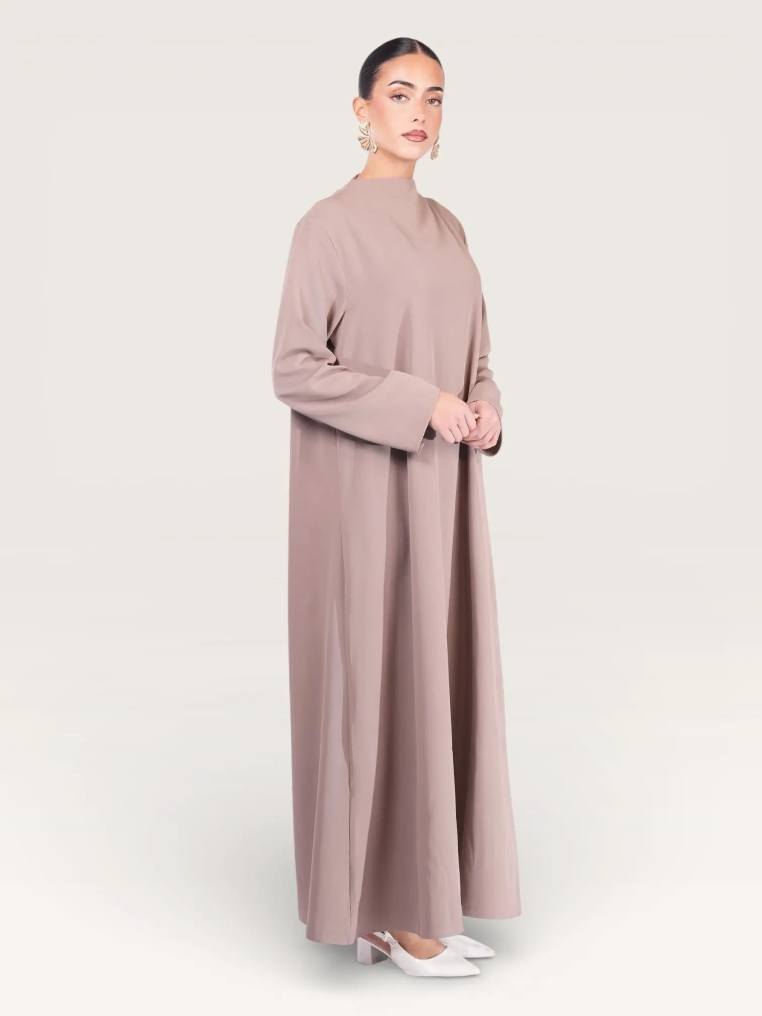 kimono abaya - stone