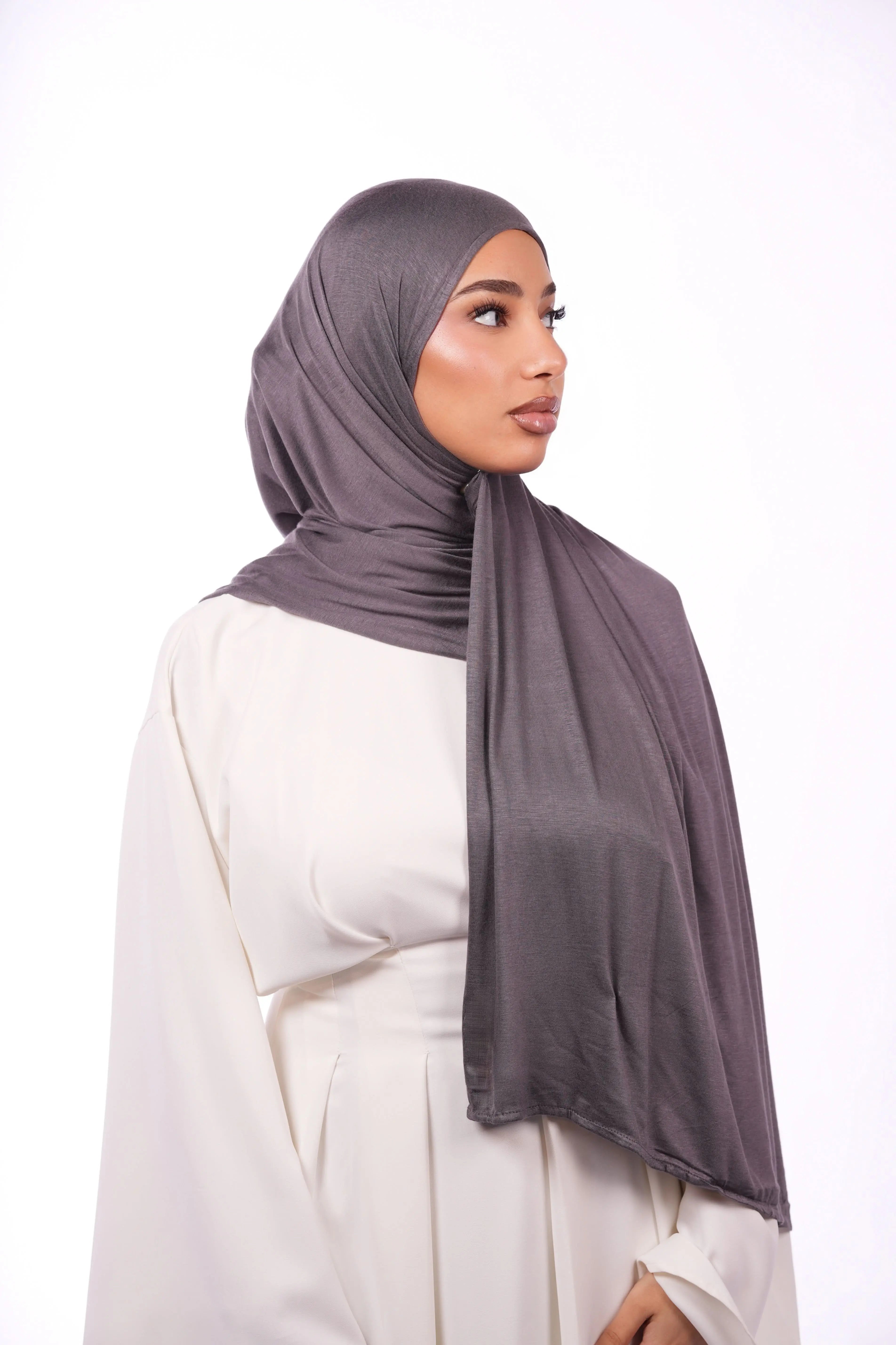 Bamboo Jersey - dark grey - Losyana.Shop