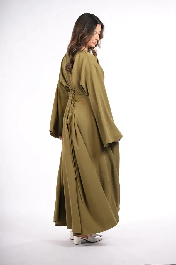 the corset dress - olive Losyana.Shop