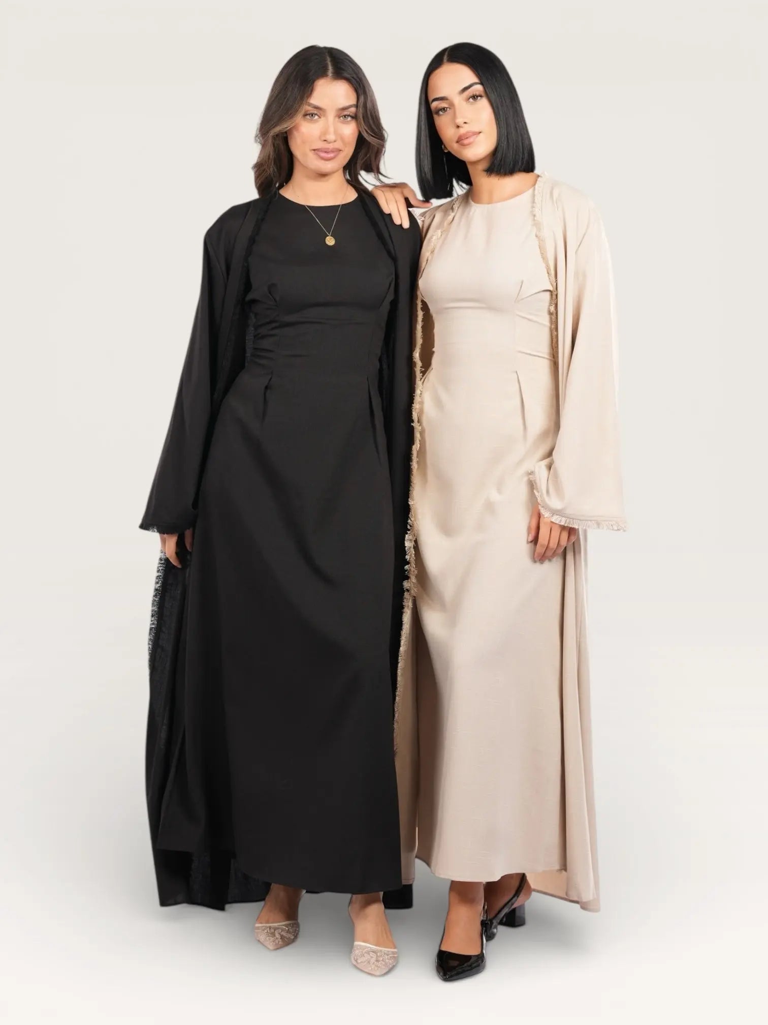 Corset et kimono viennois - noir