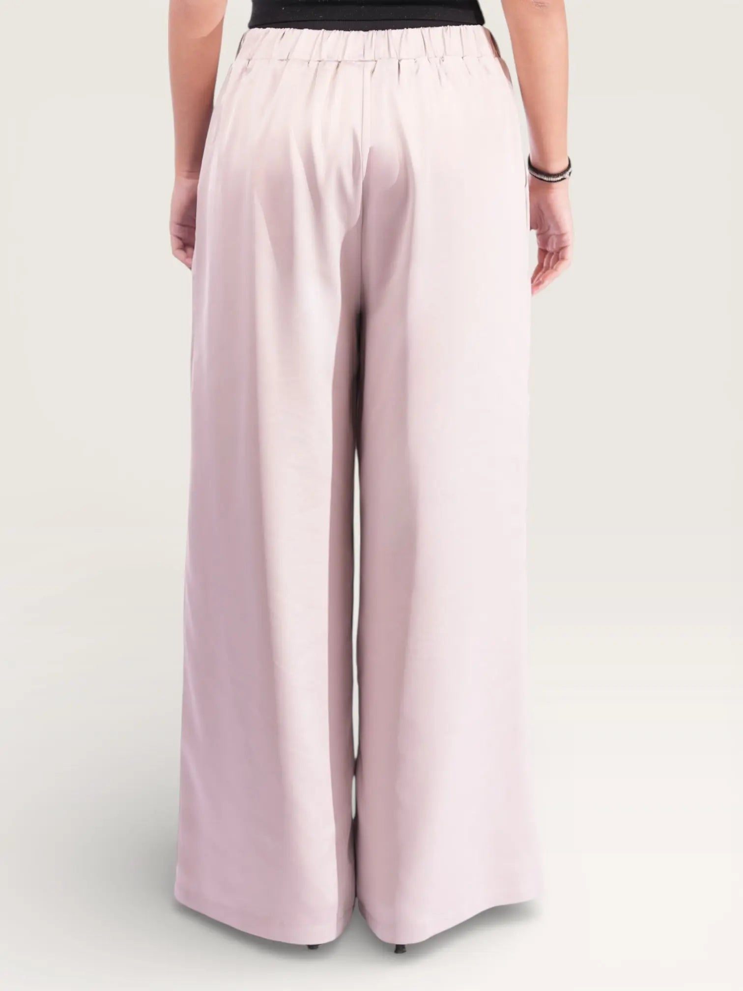 silk muse pants - almond