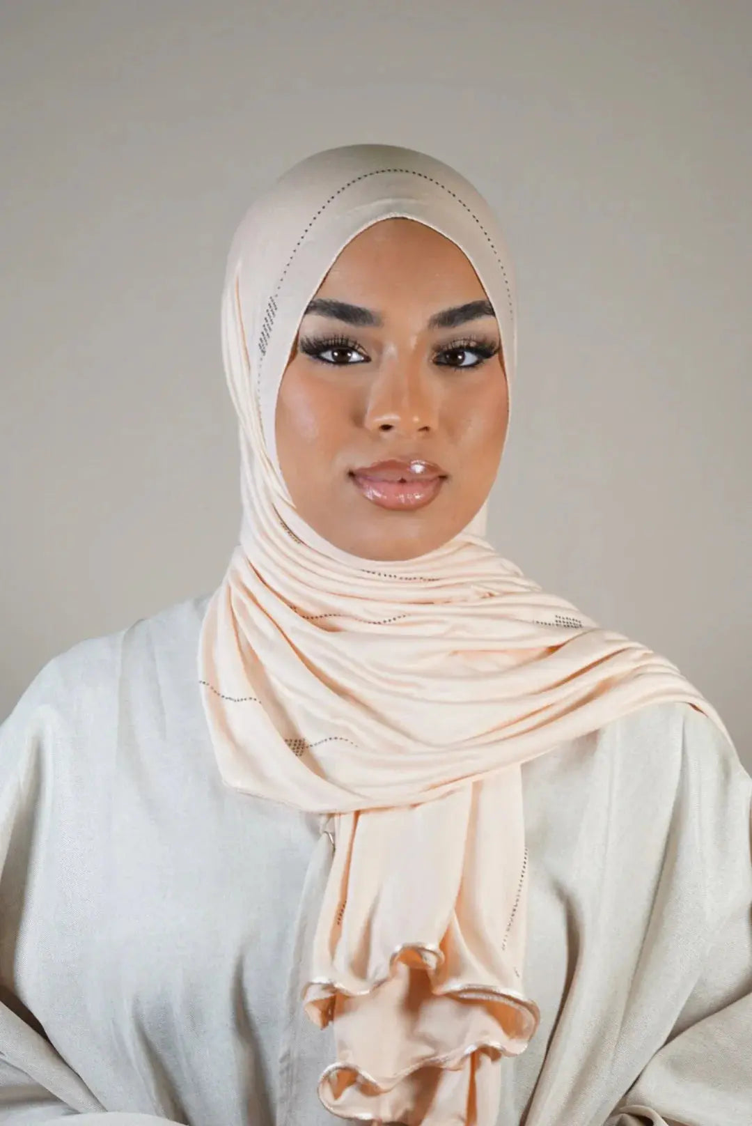 DIAMOND JERSEY 2 - LIGHT PEACH Losyana.Shop