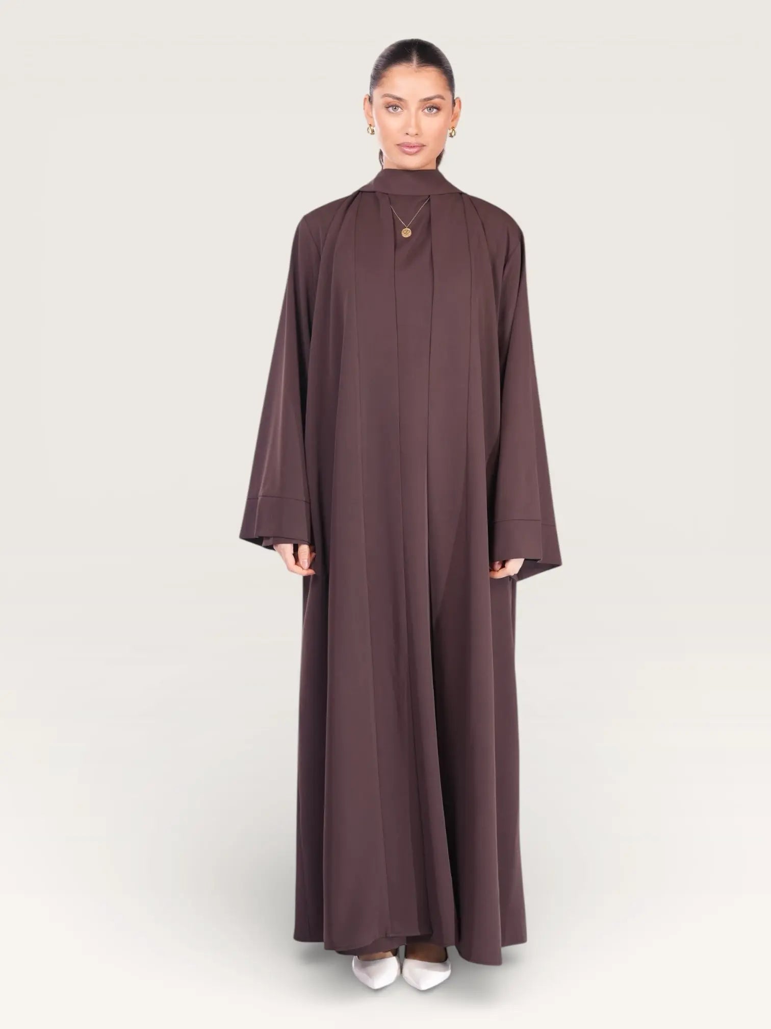 kimono abaya - espresso