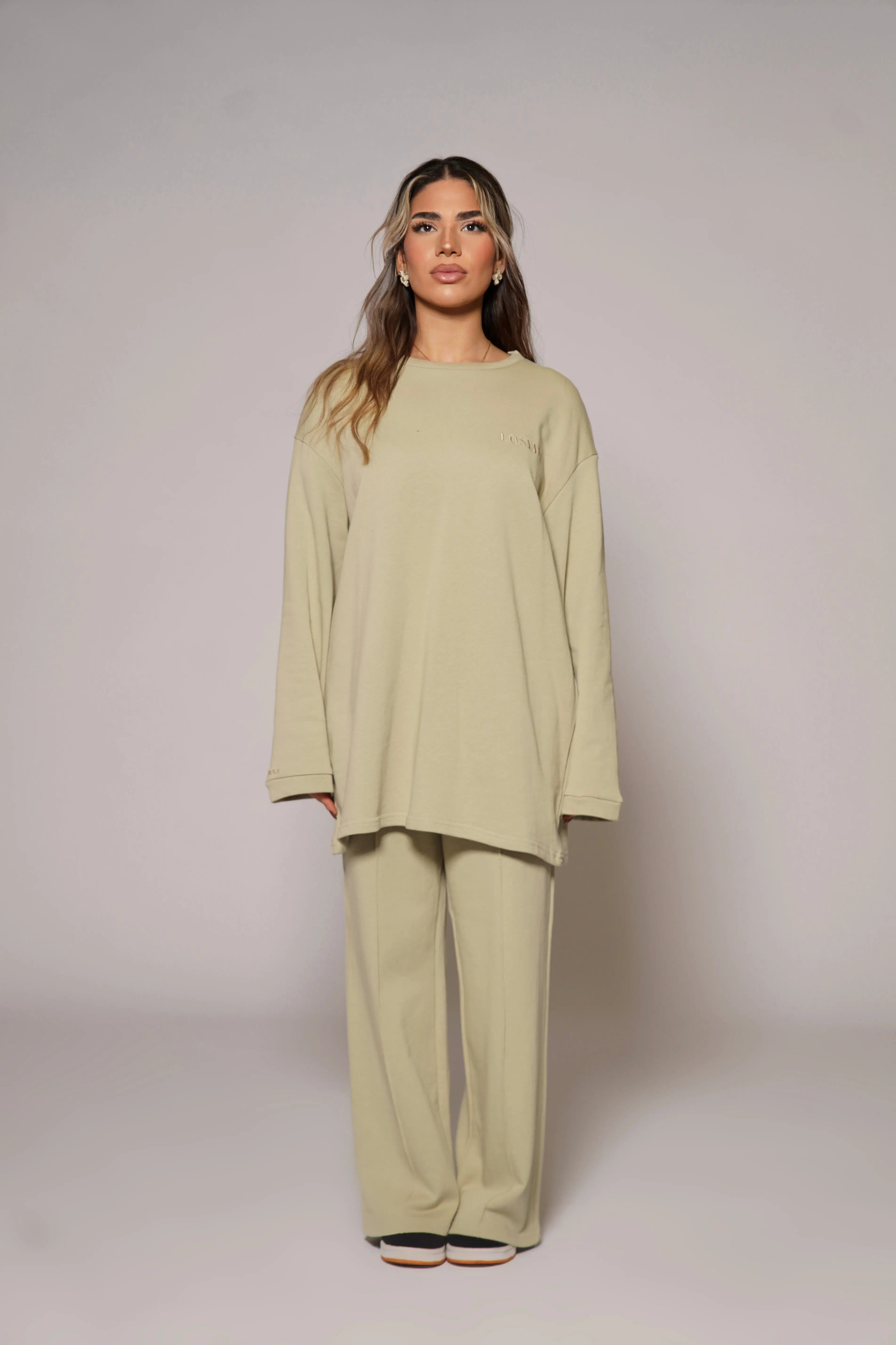 Lounge and Gym set - pistachio Losyana.Shop