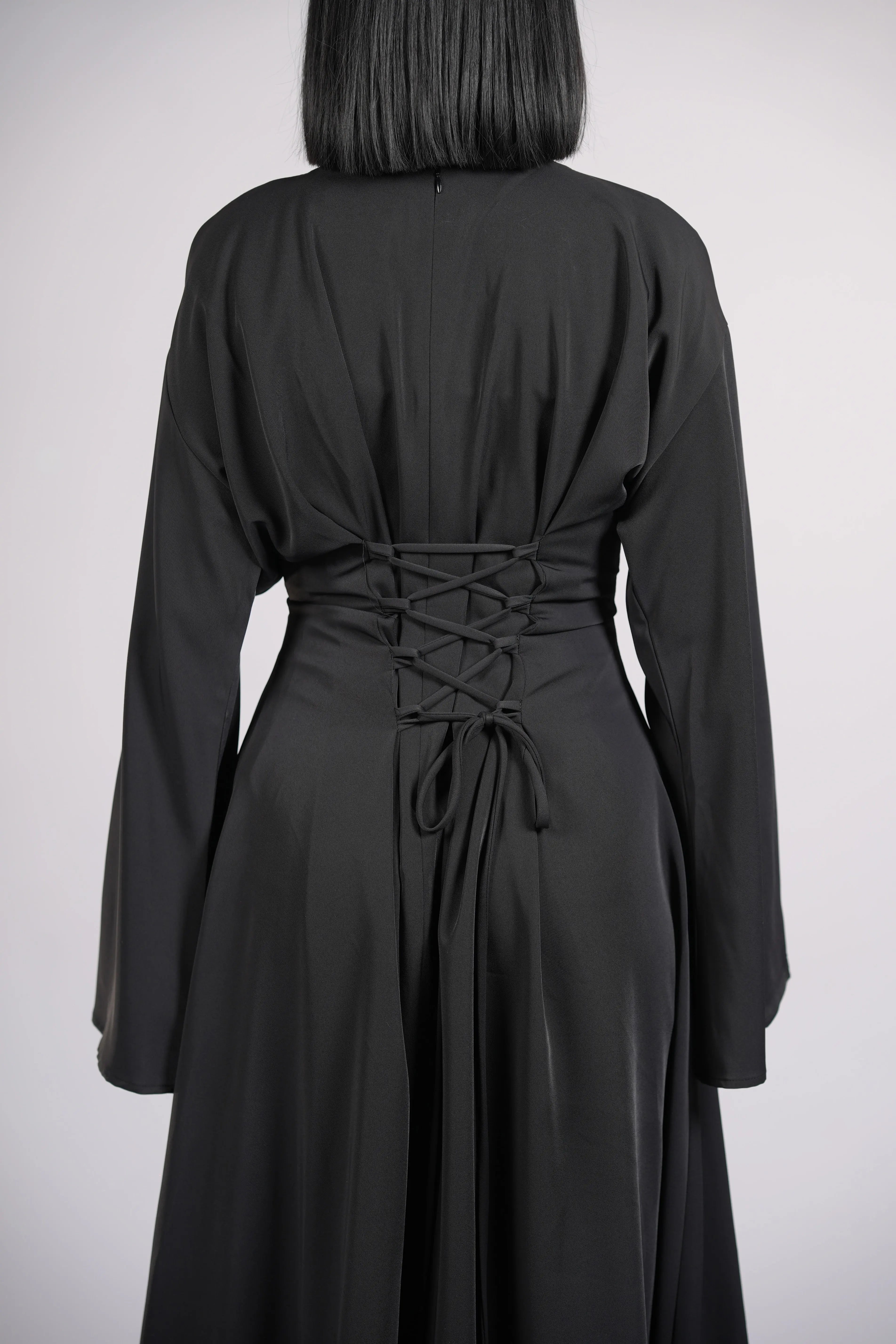 the corset dress - black Losyana.Shop
