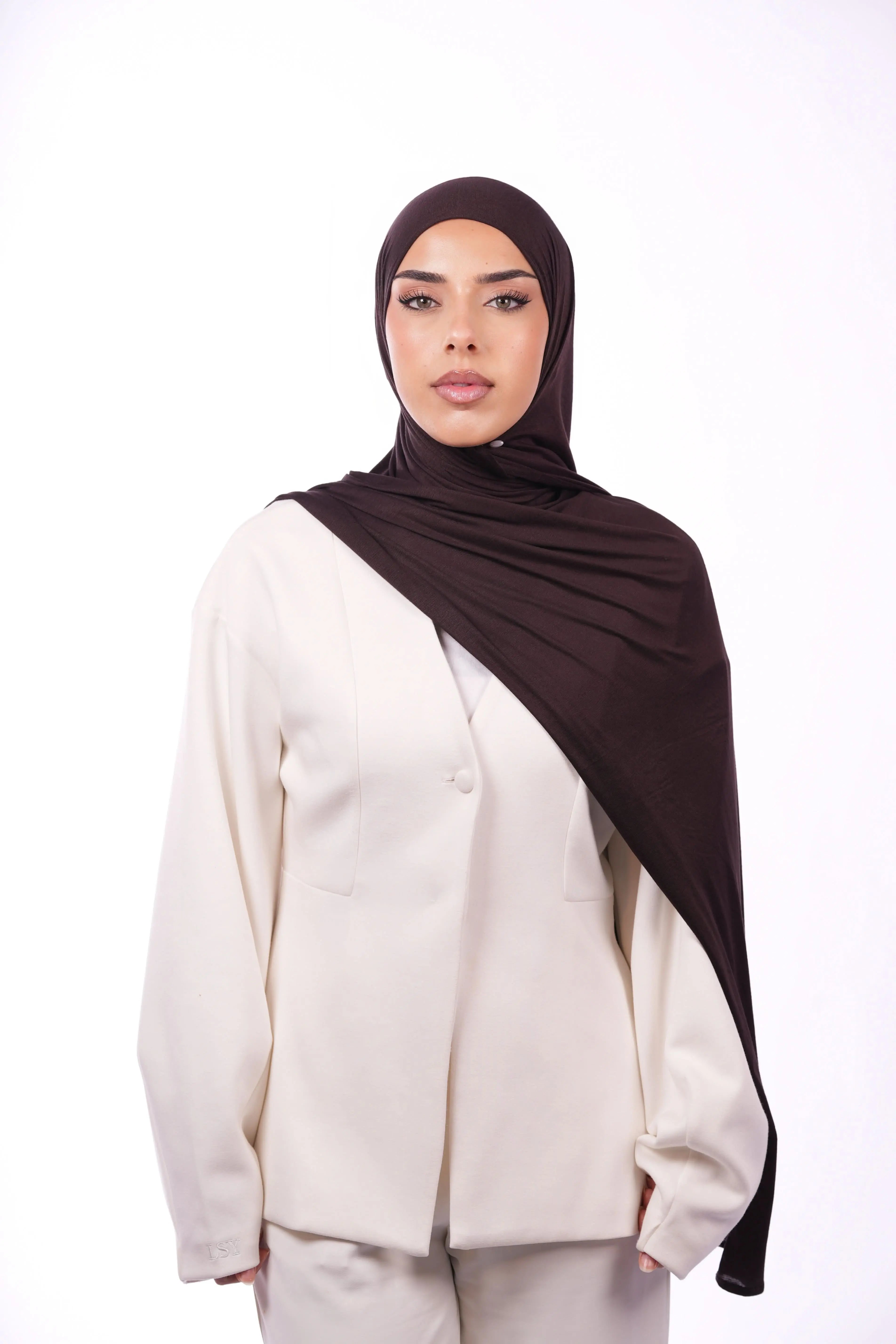 Bamboo Jersey - dark chocolate - Losyana.Shop