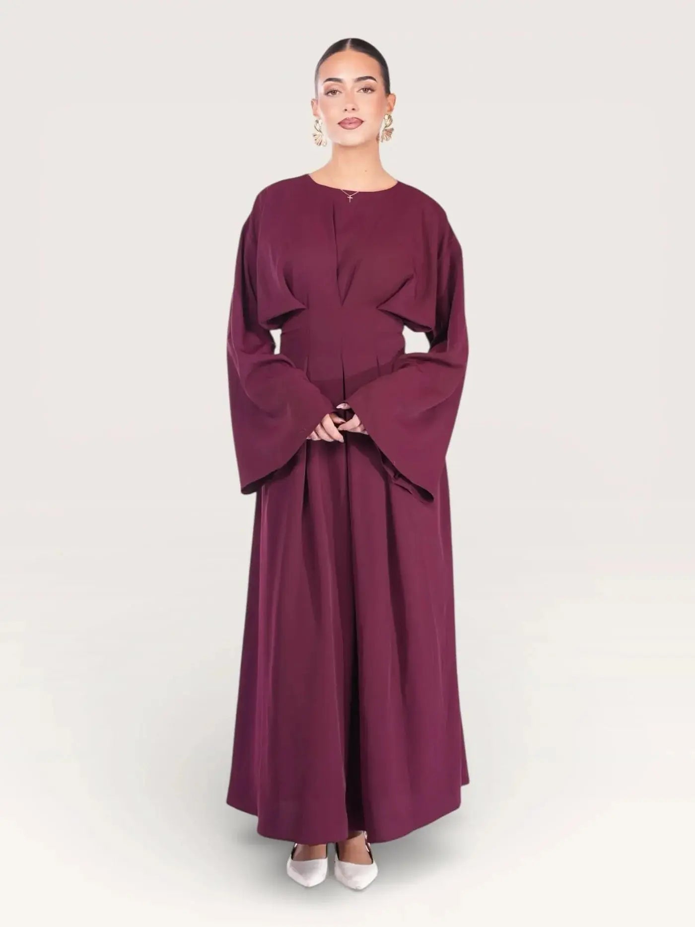 the corset dress - Bordeaux