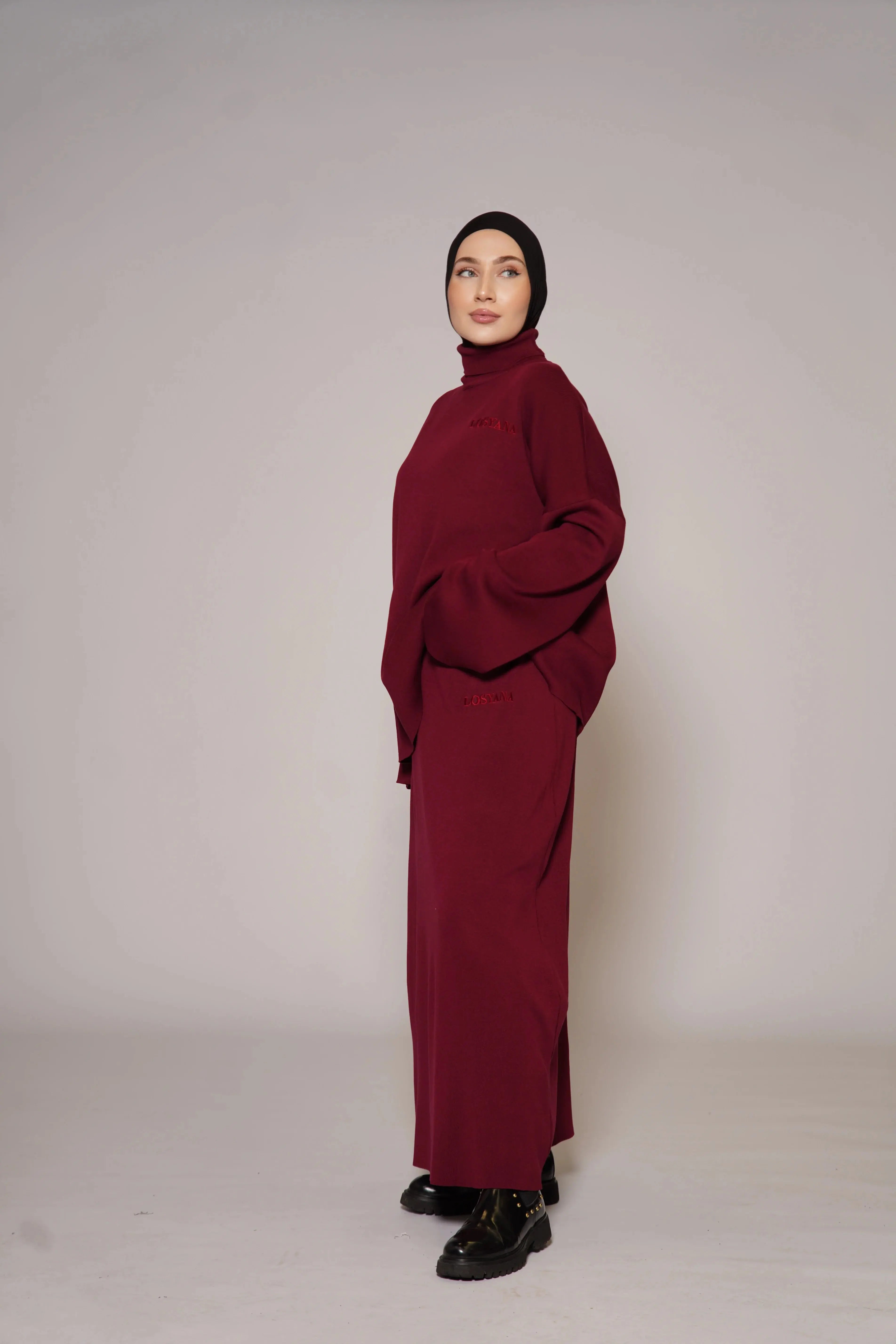 Luxury Cotton Set - Bordeaux Losyana