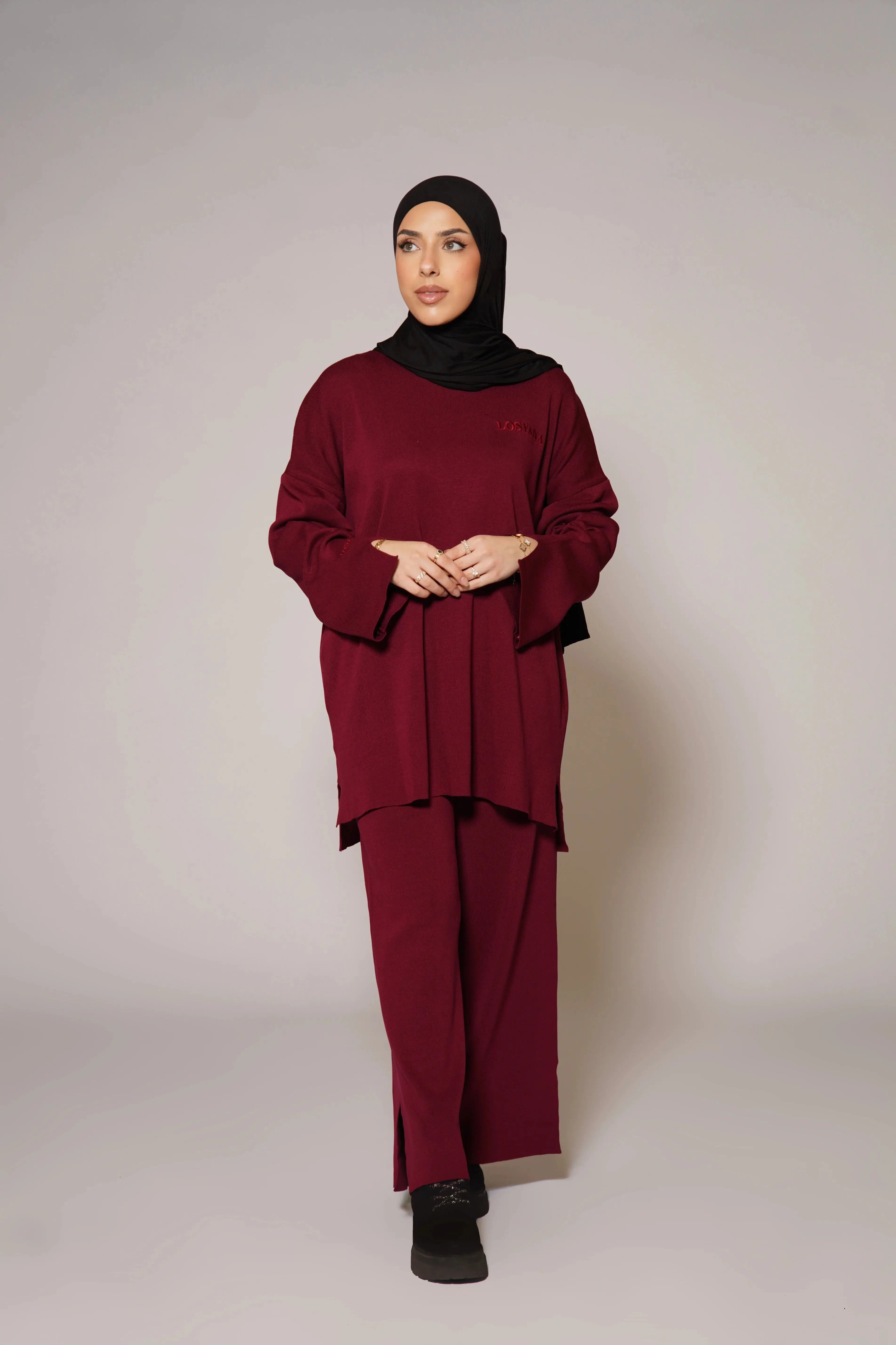 Signature Cotton Set - Bordeaux Losyana
