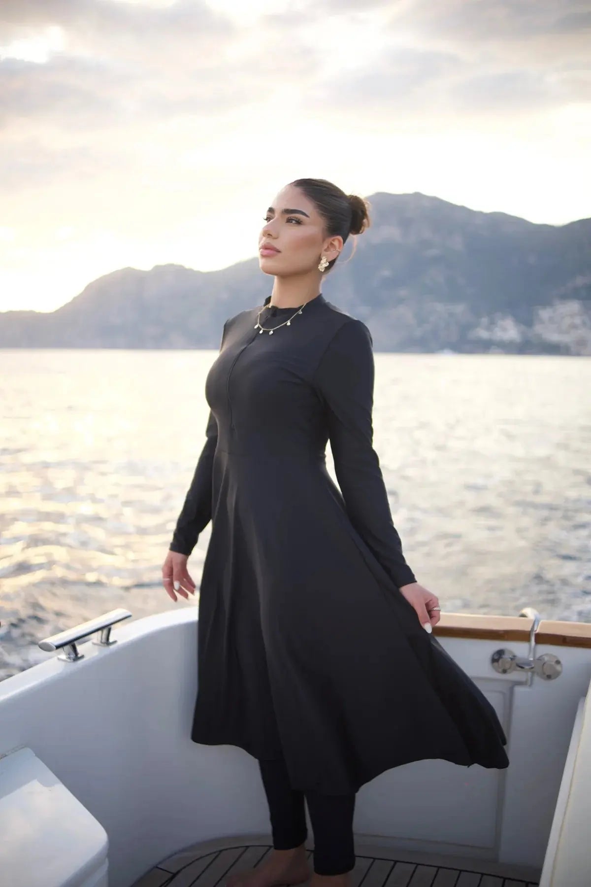 AZZURRA SET - BLACK Losyana.nl