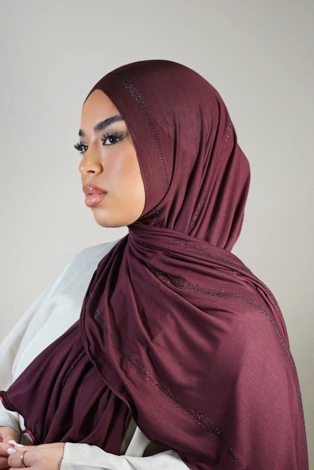 Diamond Jersey 1 - Dark berry Losyana.Shop