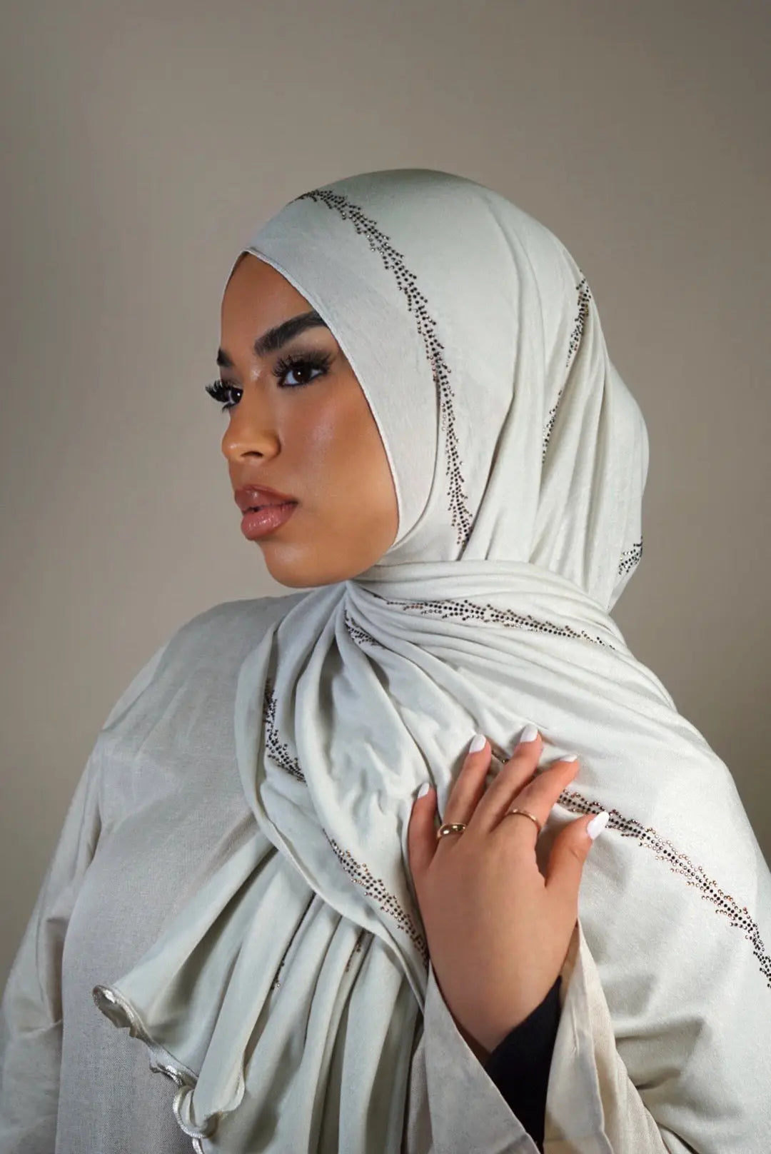 Diamond jersey 1 - ashy beige Losyana.Shop